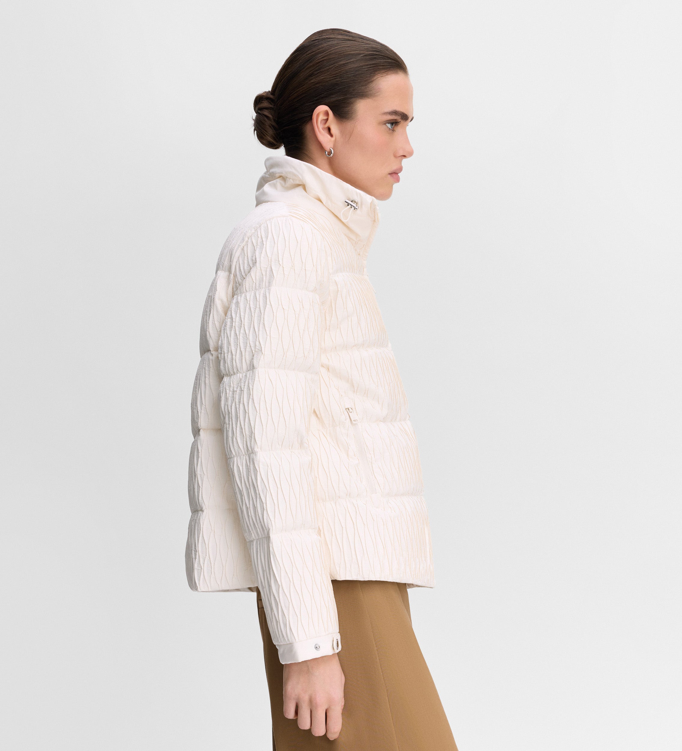 Plumífero tejido fantasía