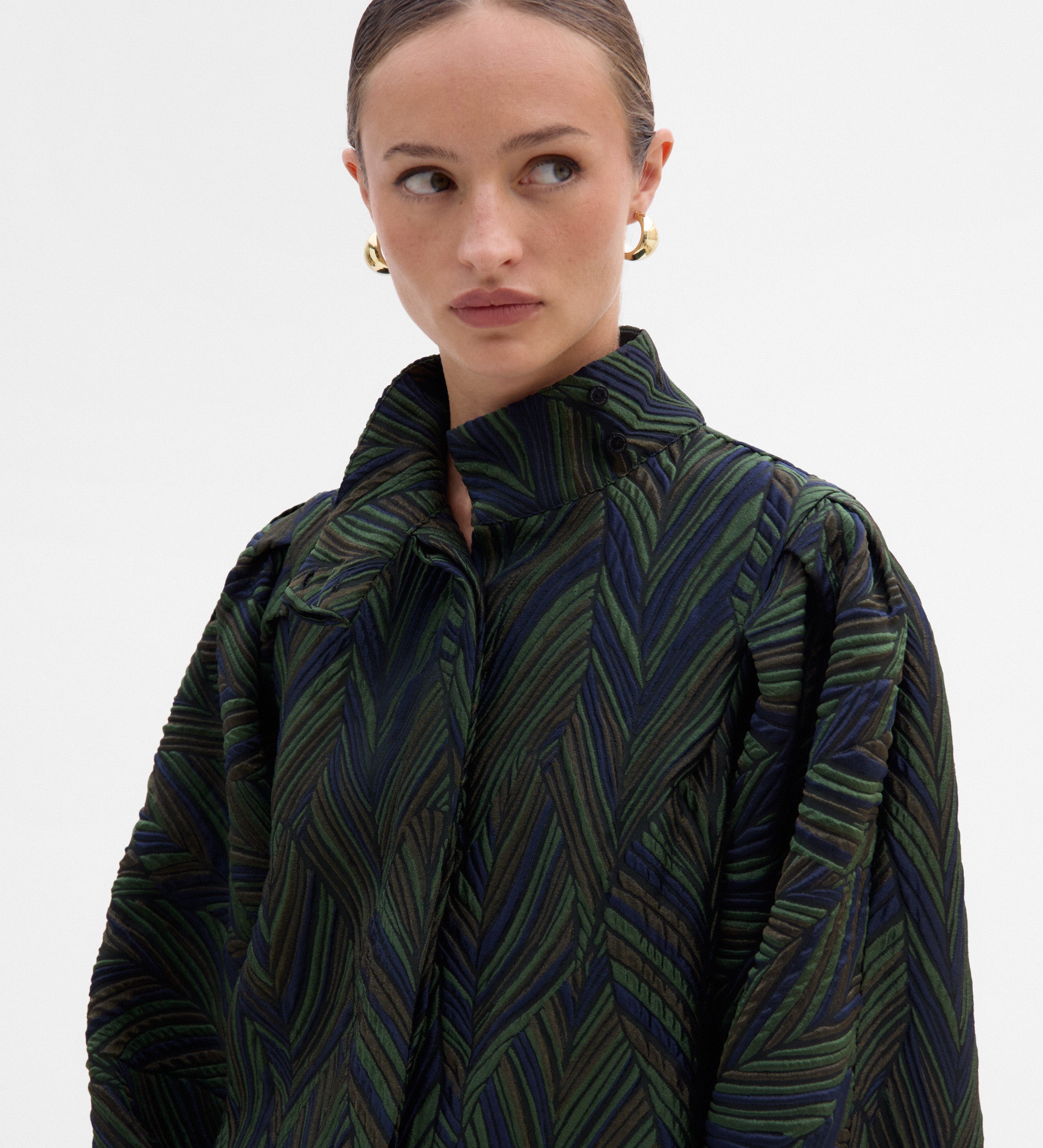 Fantasy fabric blouse