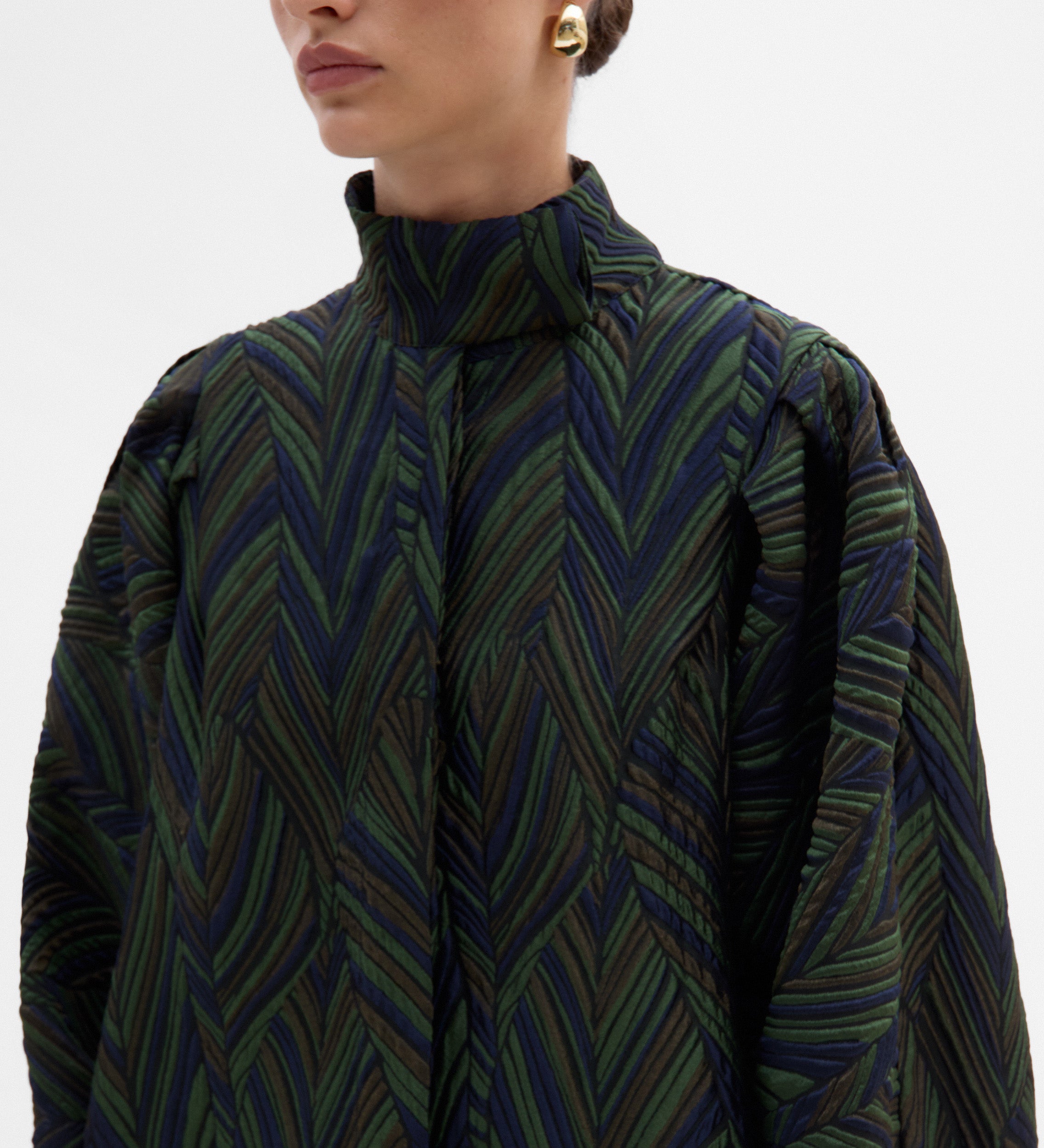 Fantasy fabric blouse