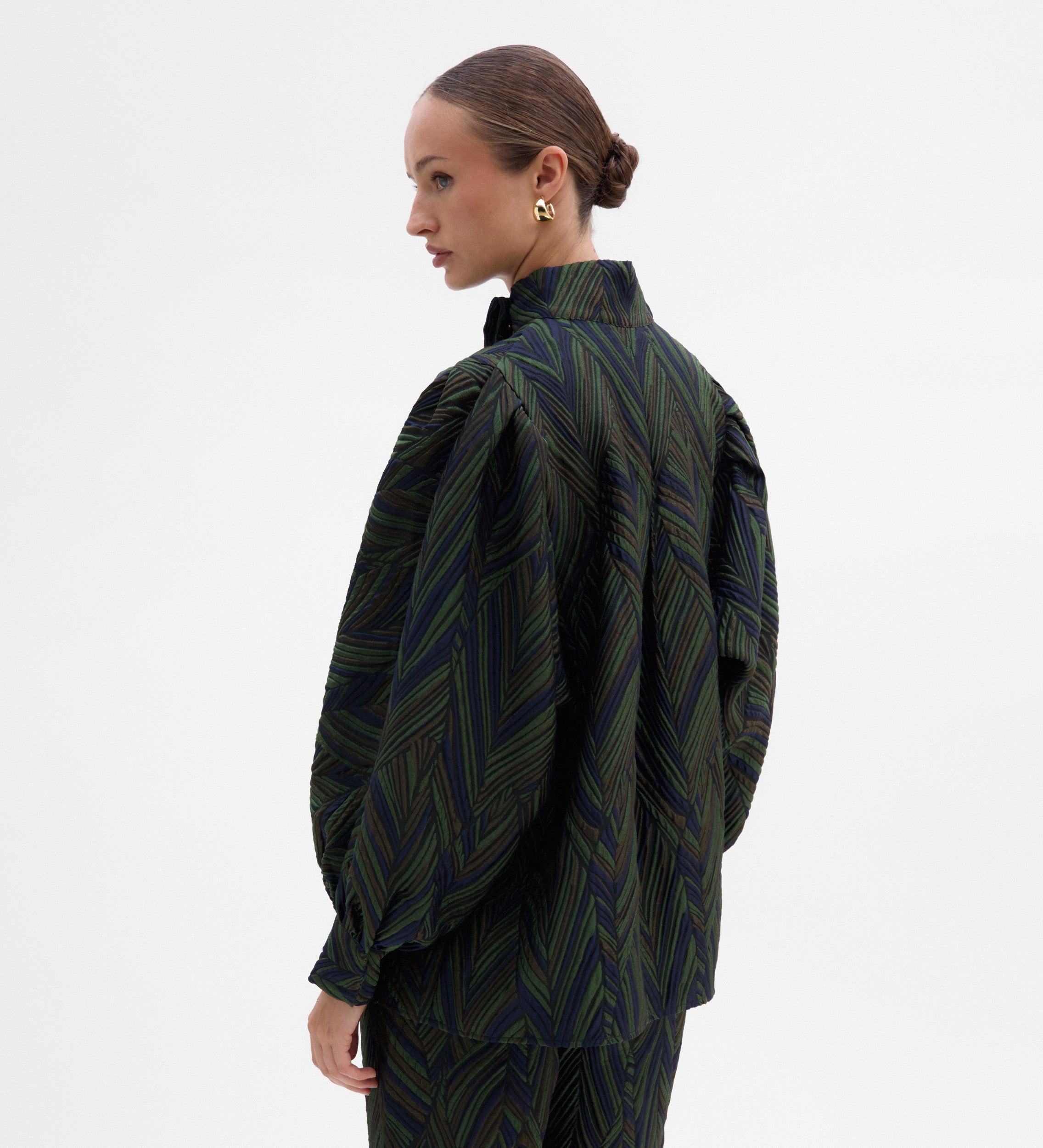 Fantasy fabric blouse