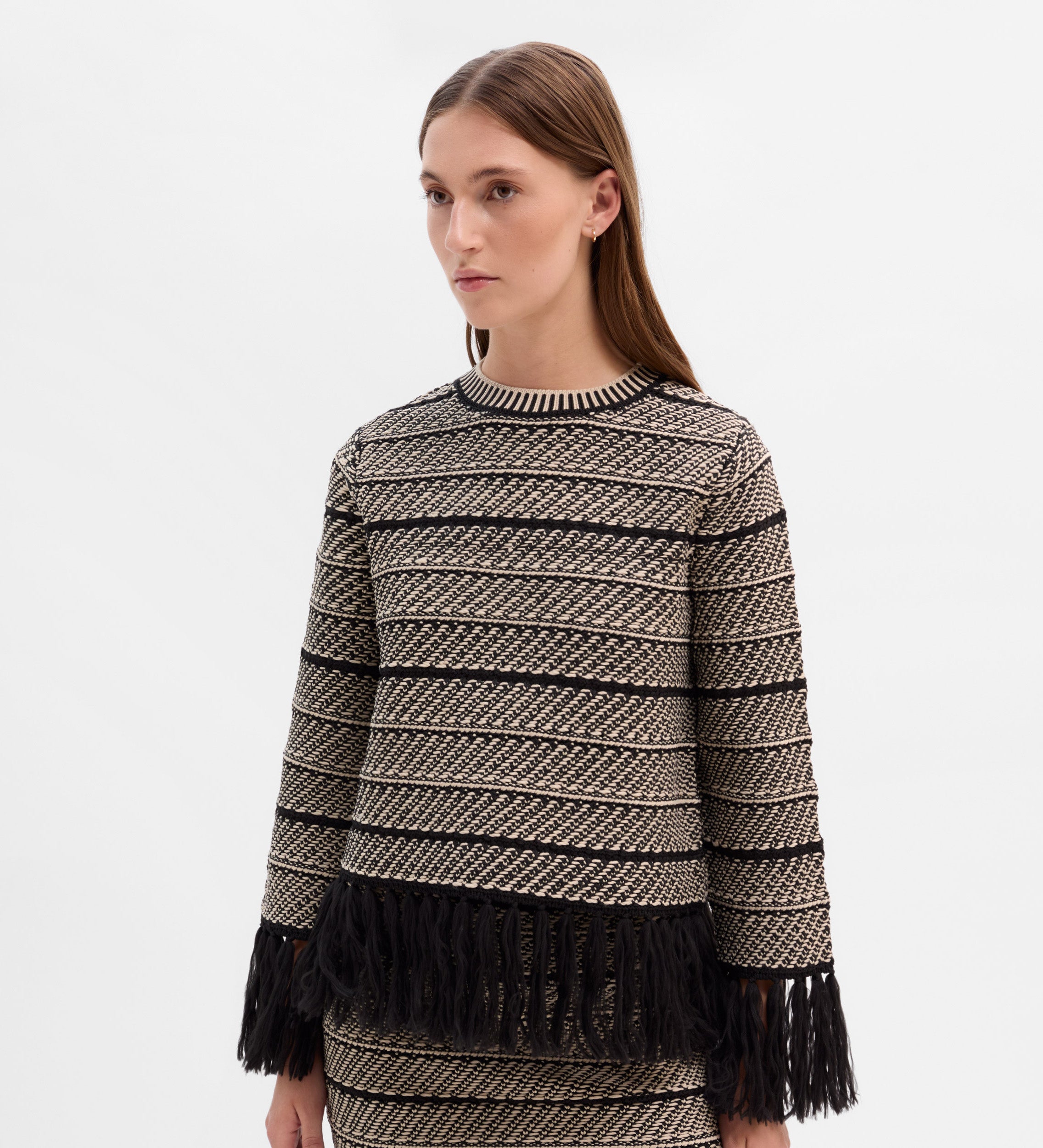Pull en maille jacquard