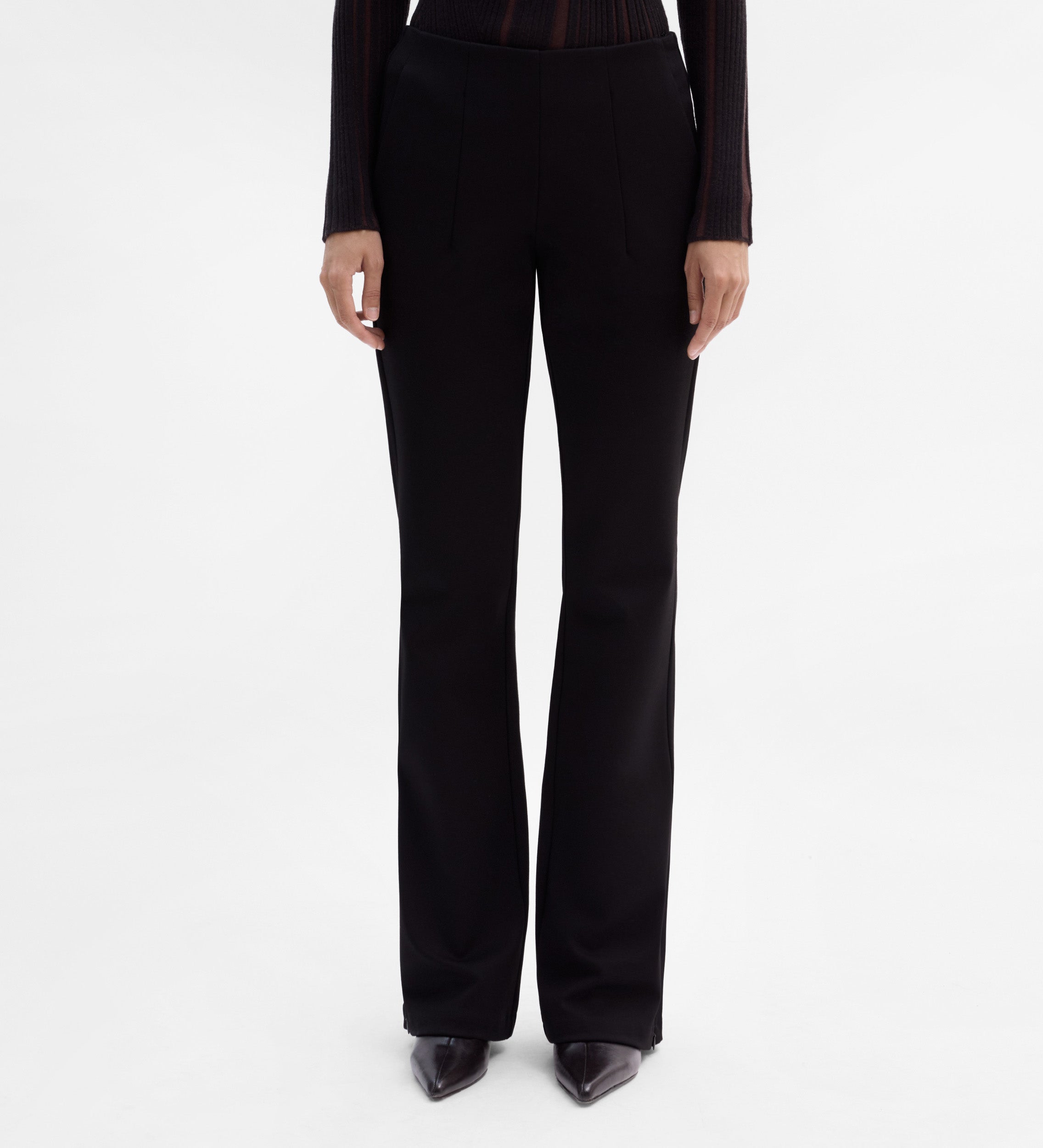 Pantalon en sergé extensible