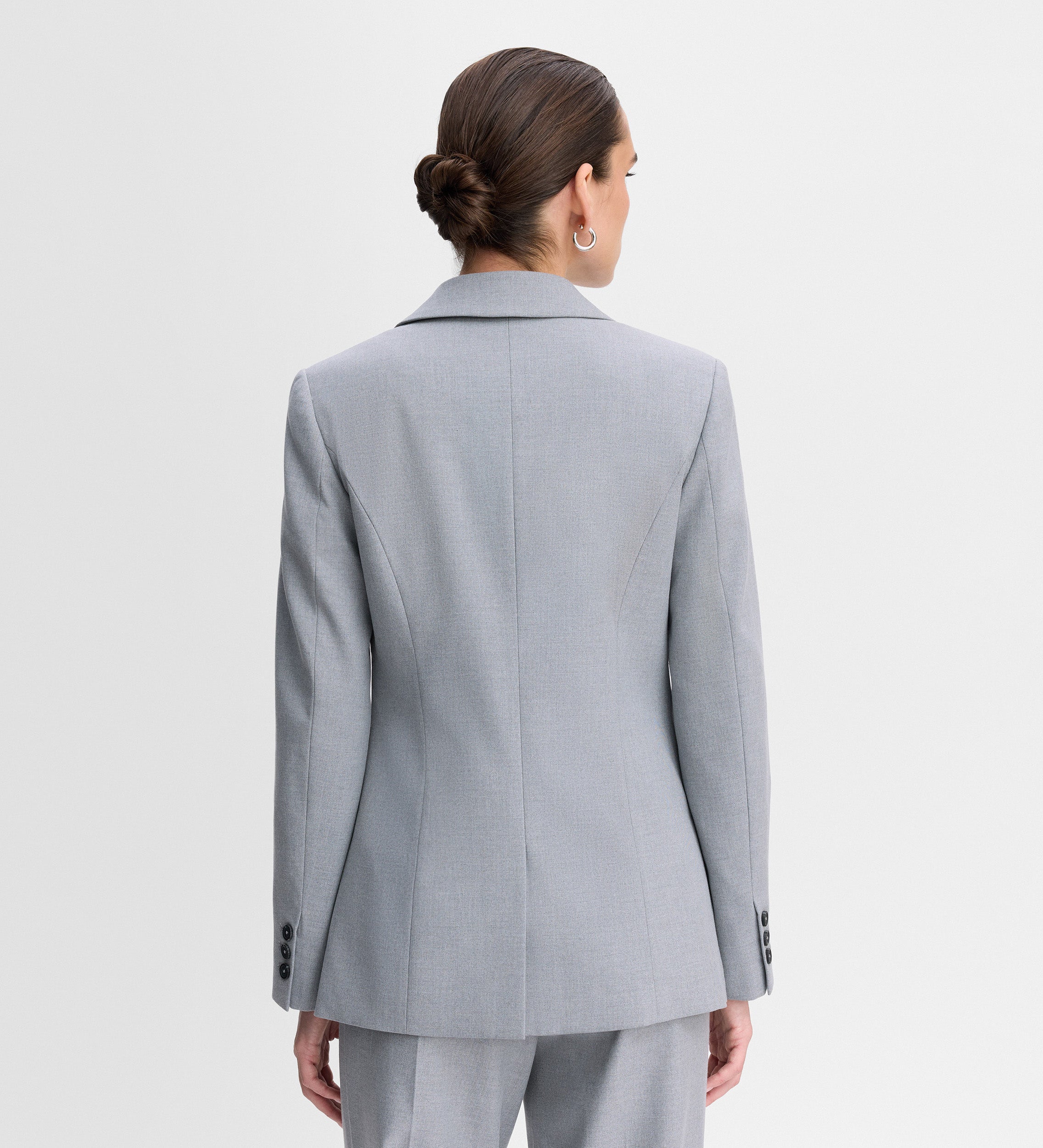 Blazer ajusté avec coutures