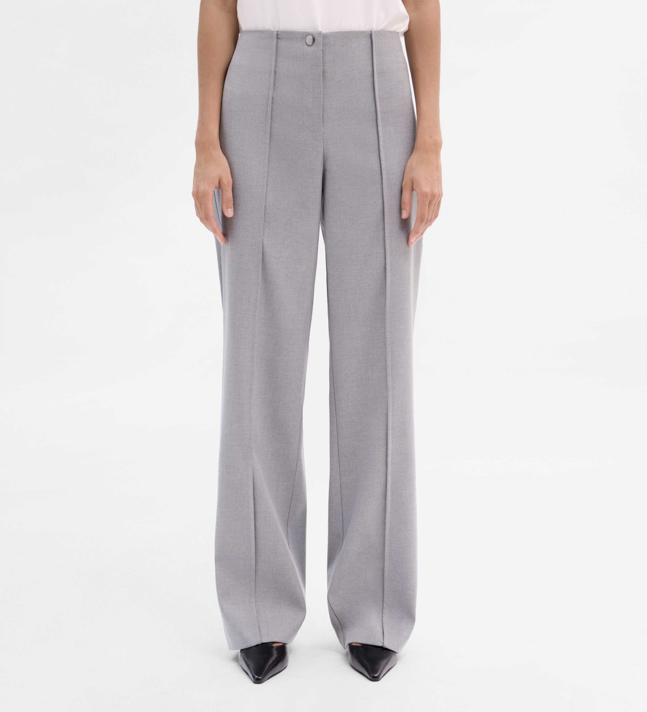 Pantalon large et droit