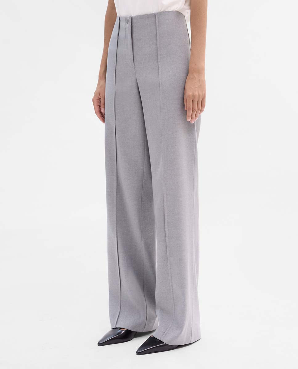 Wide straight pants