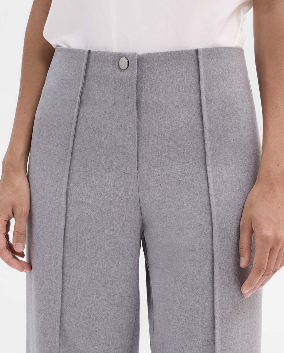 Wide straight pants