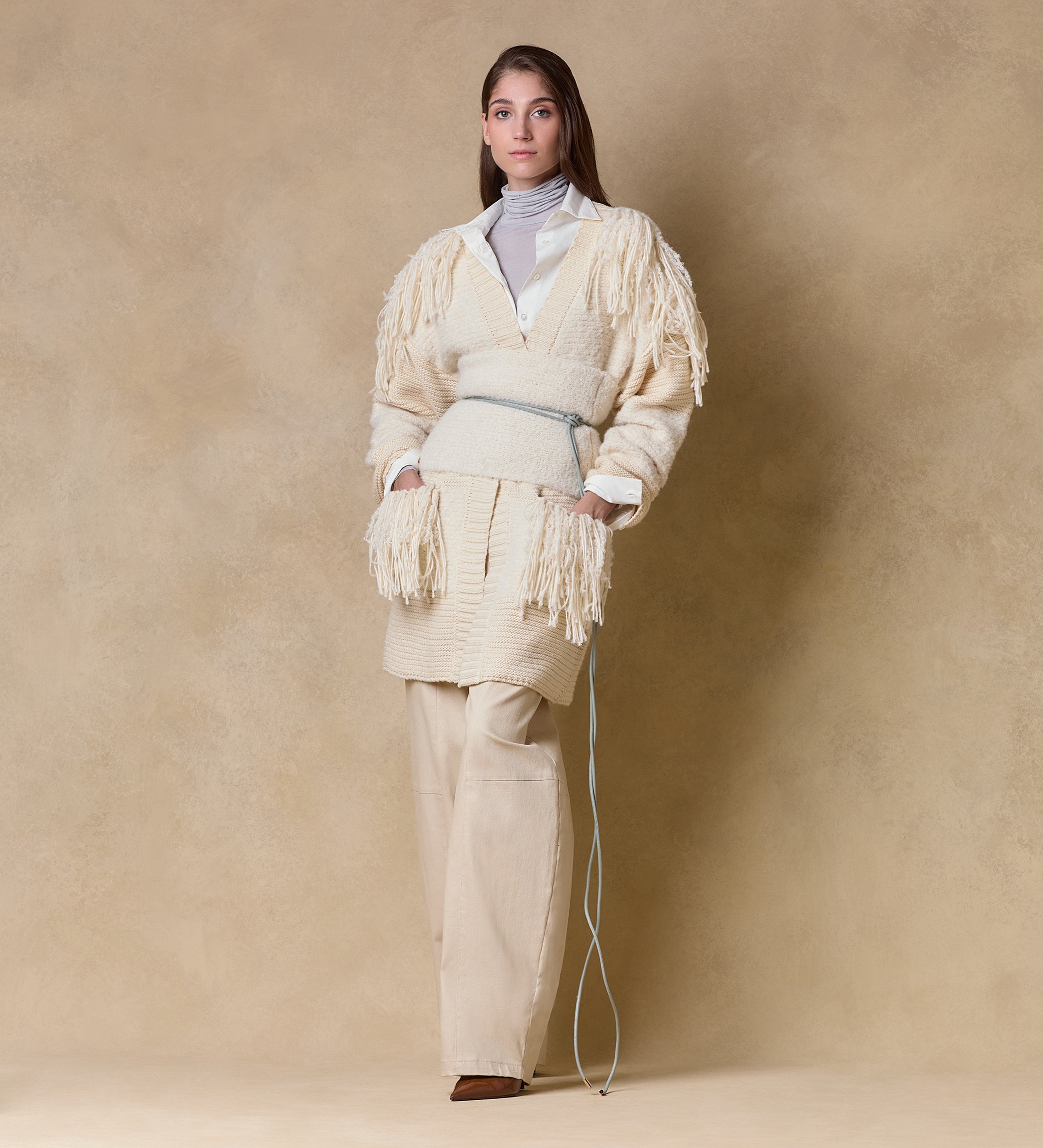 Combinaison cardigan long