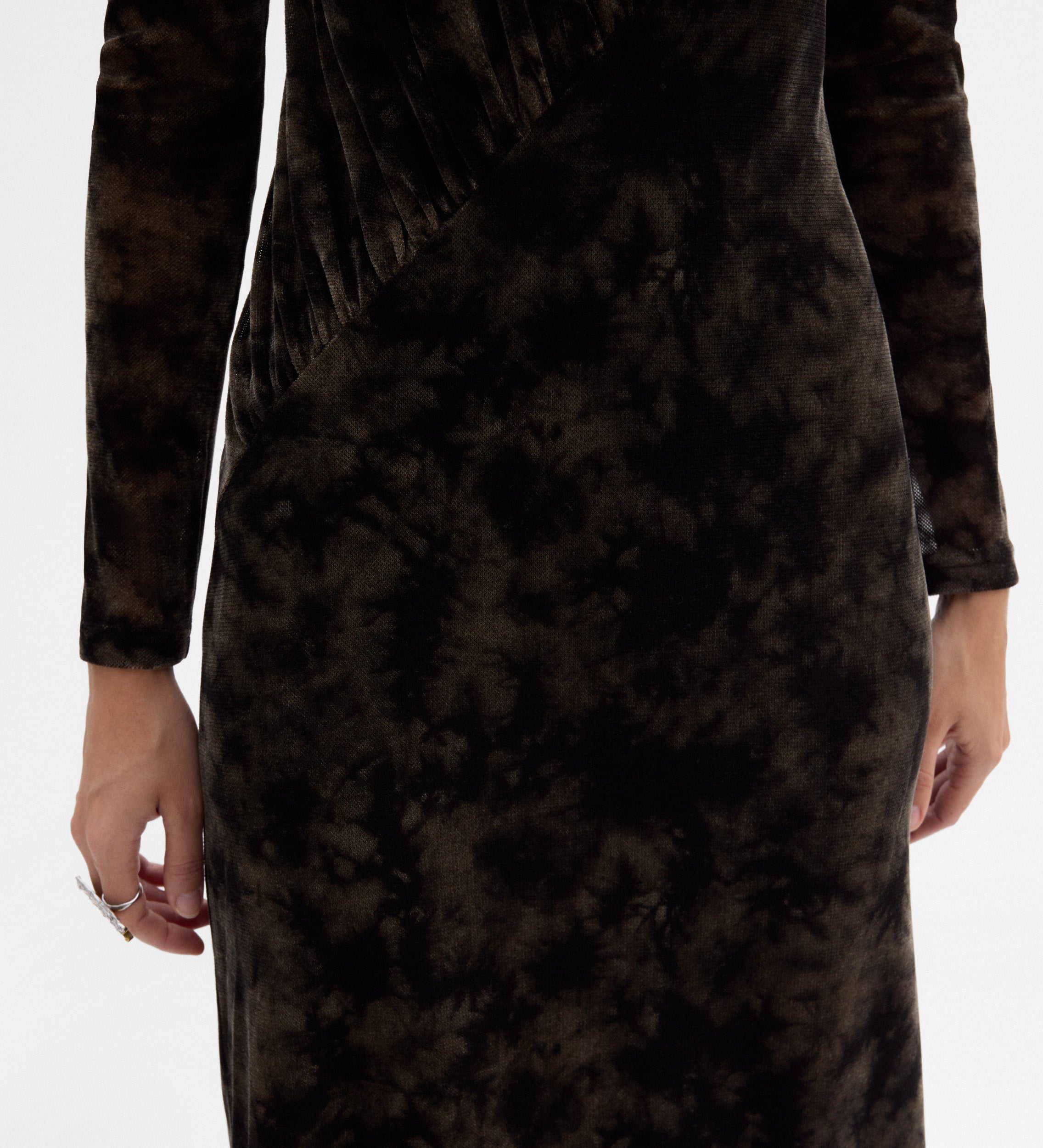 Robe longue imprimée
