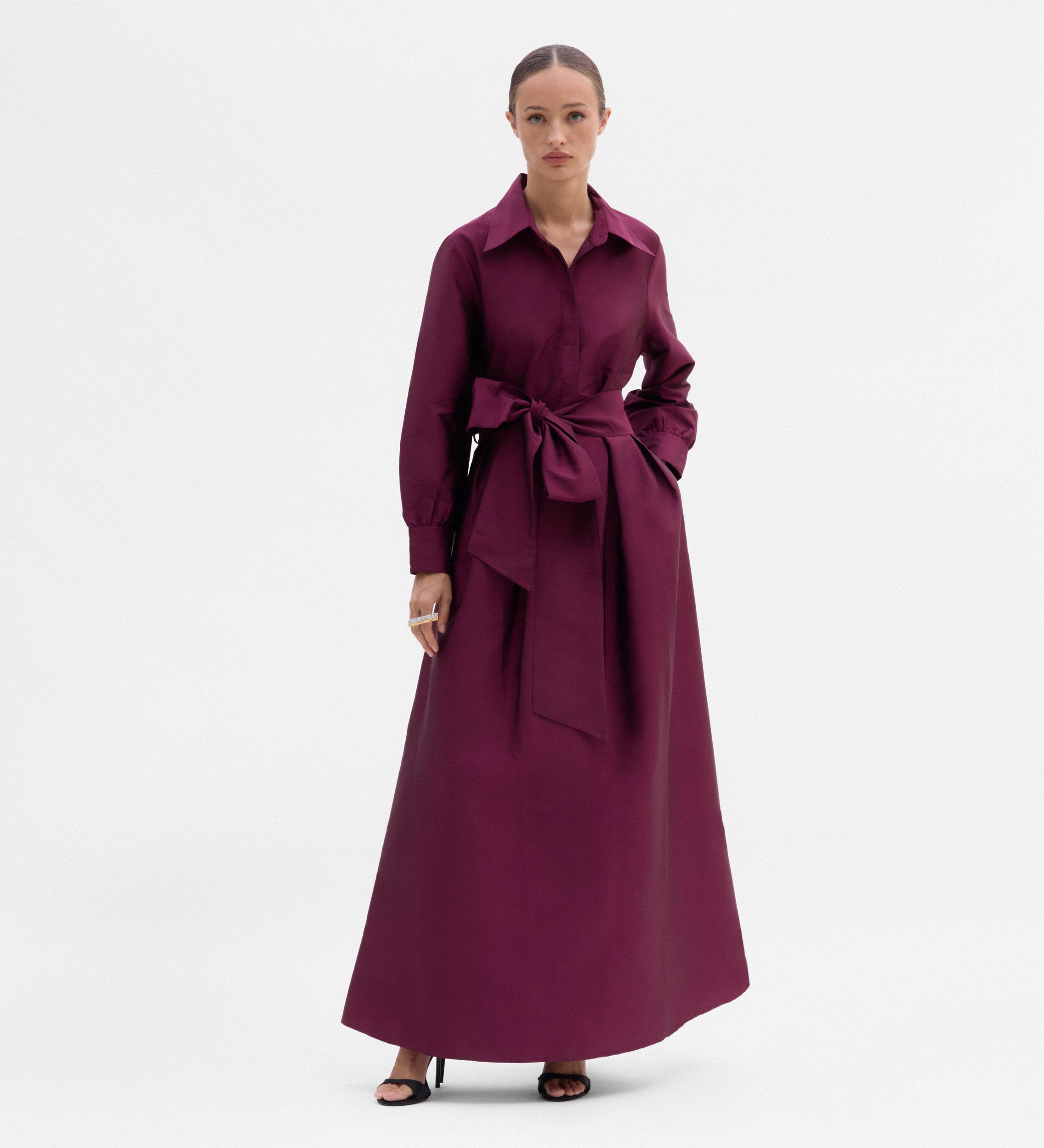 Robe chemise longue