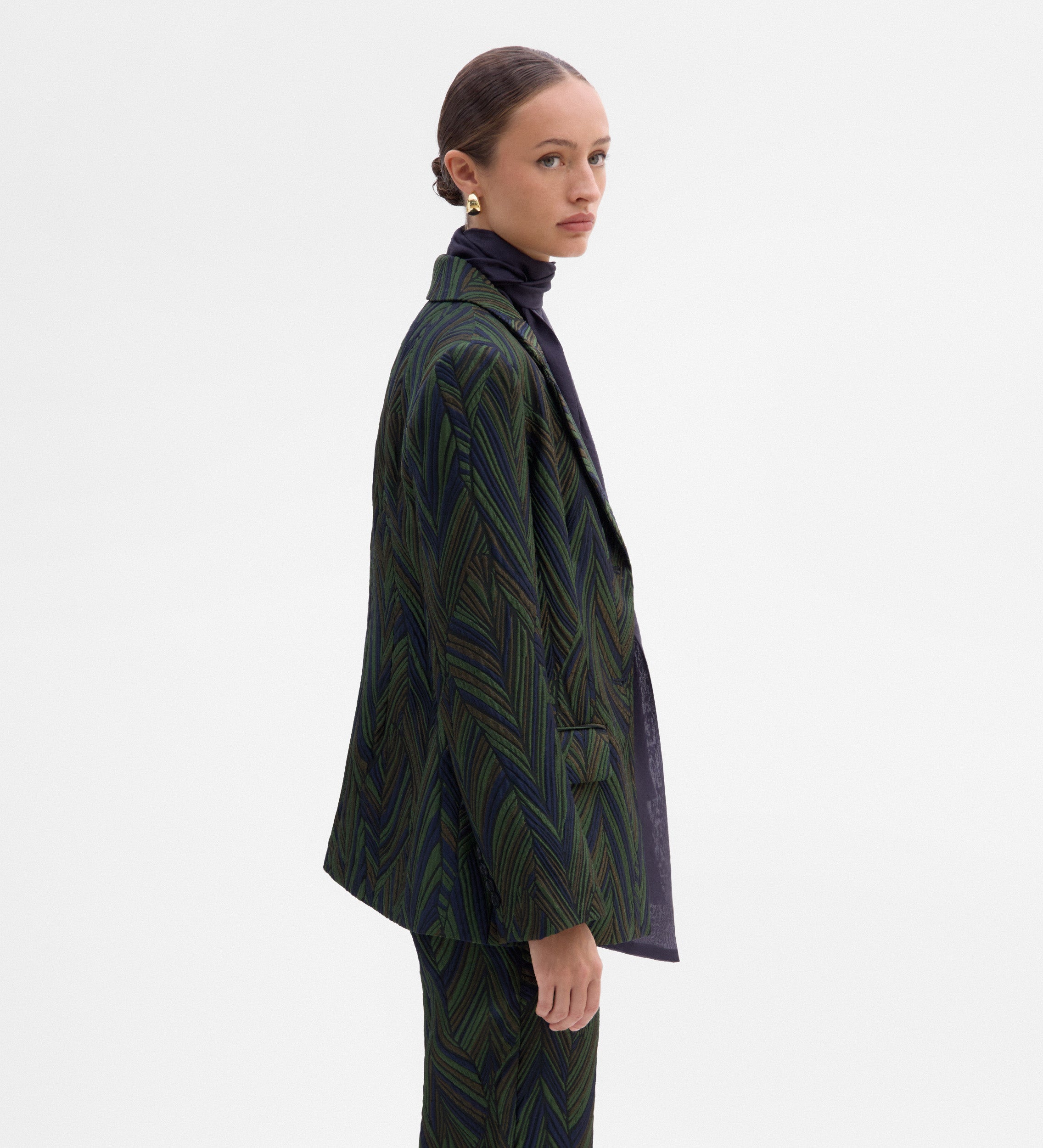 Blazer fantasy fabric