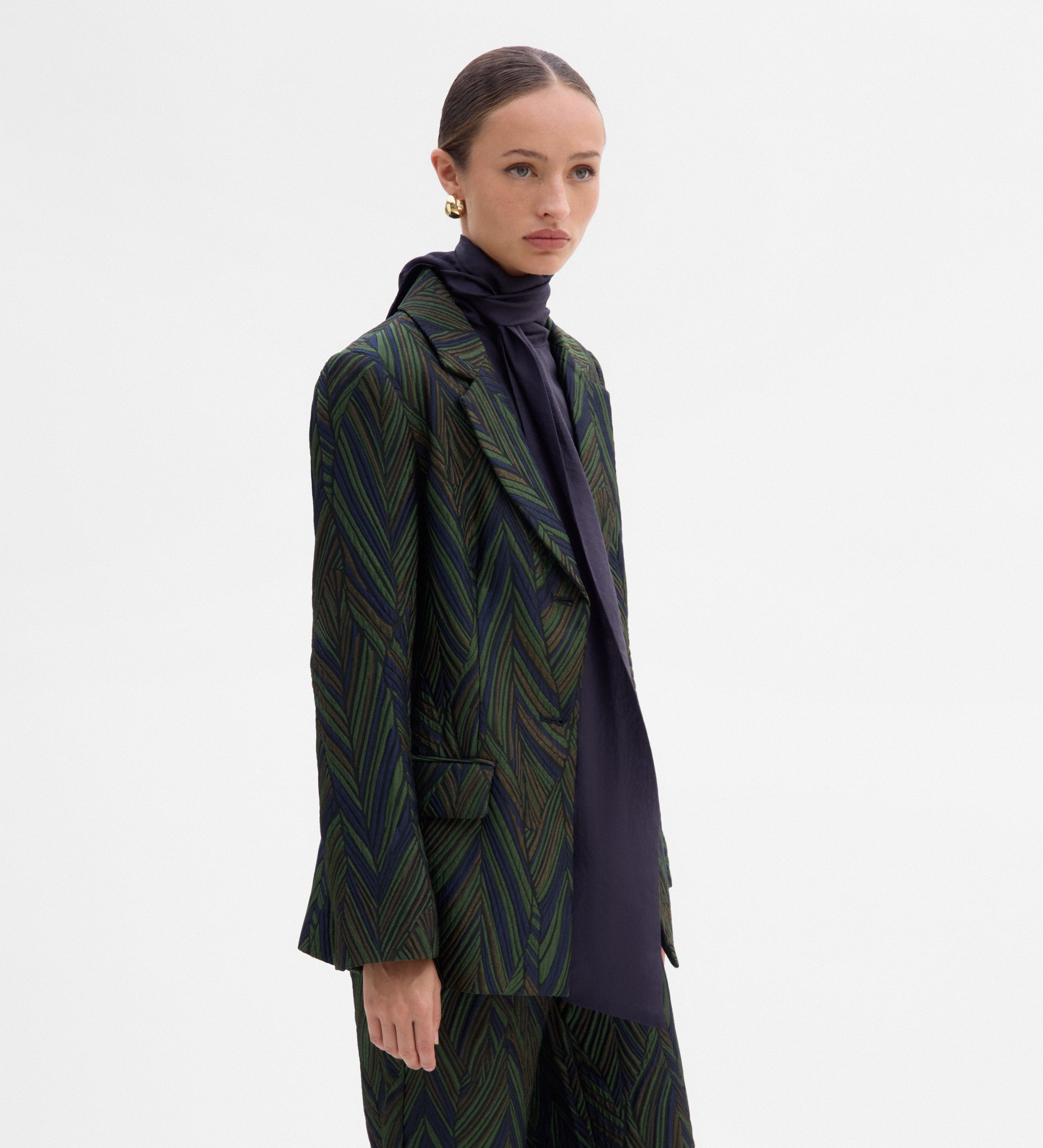 Blazer fantasy fabric