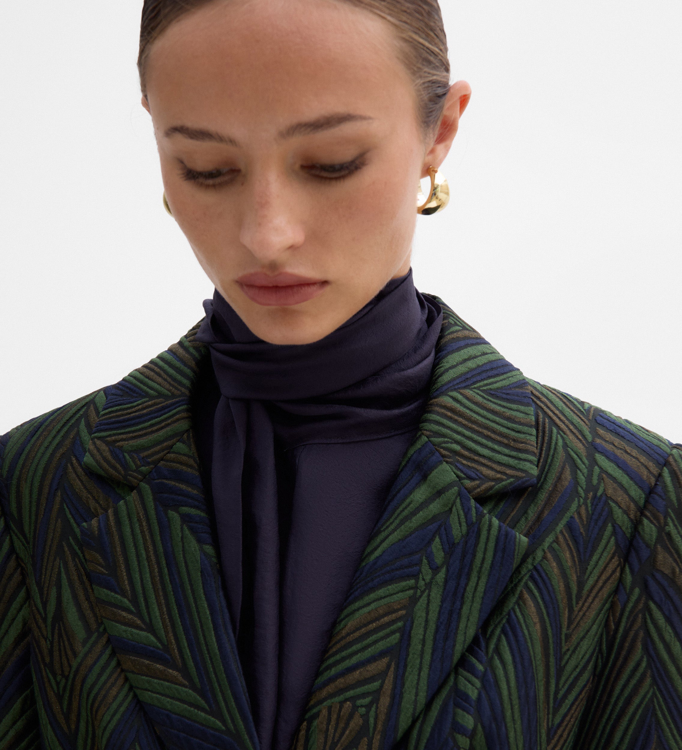 Blazer fantasy fabric