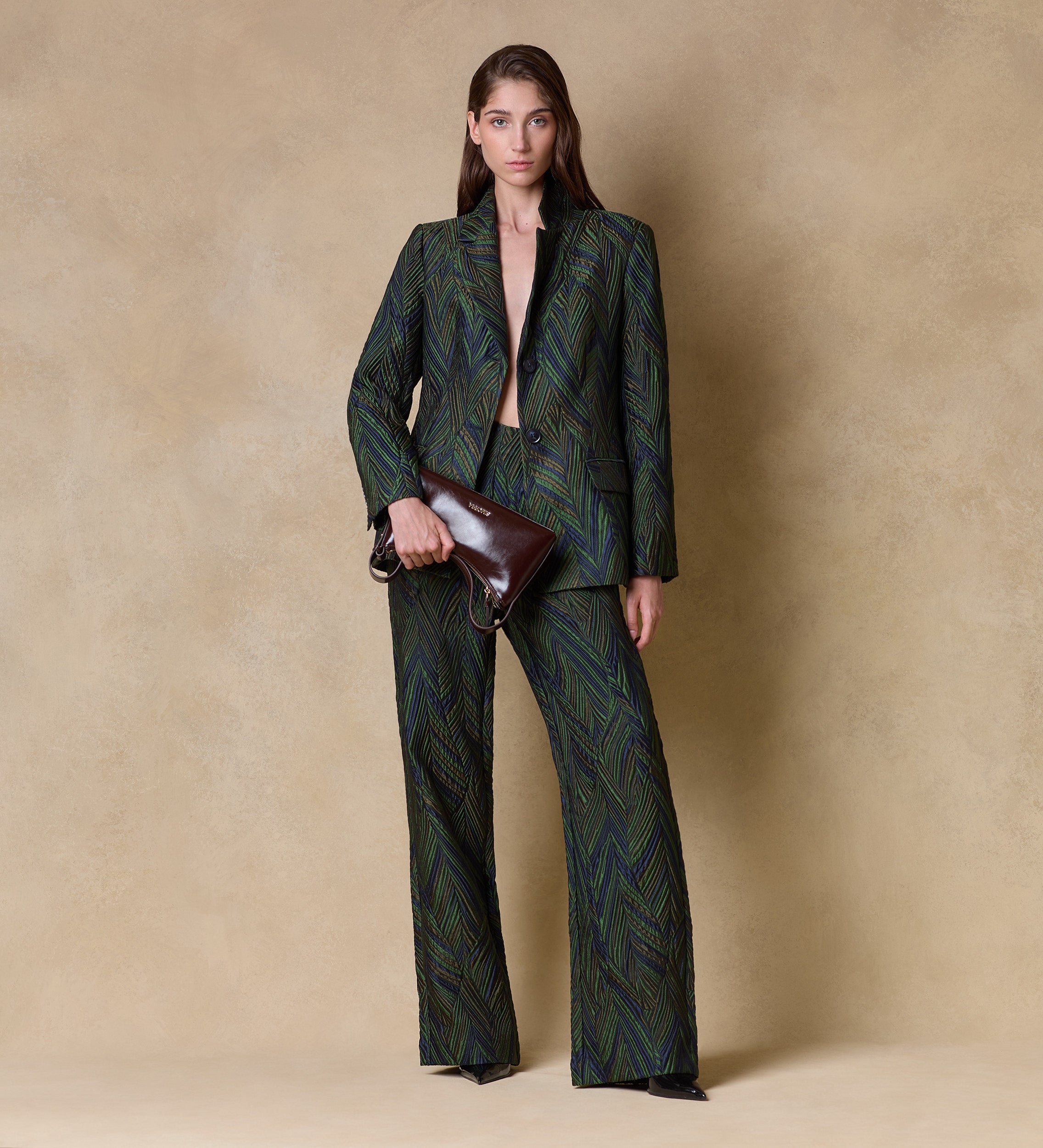 Fancy woven trousers