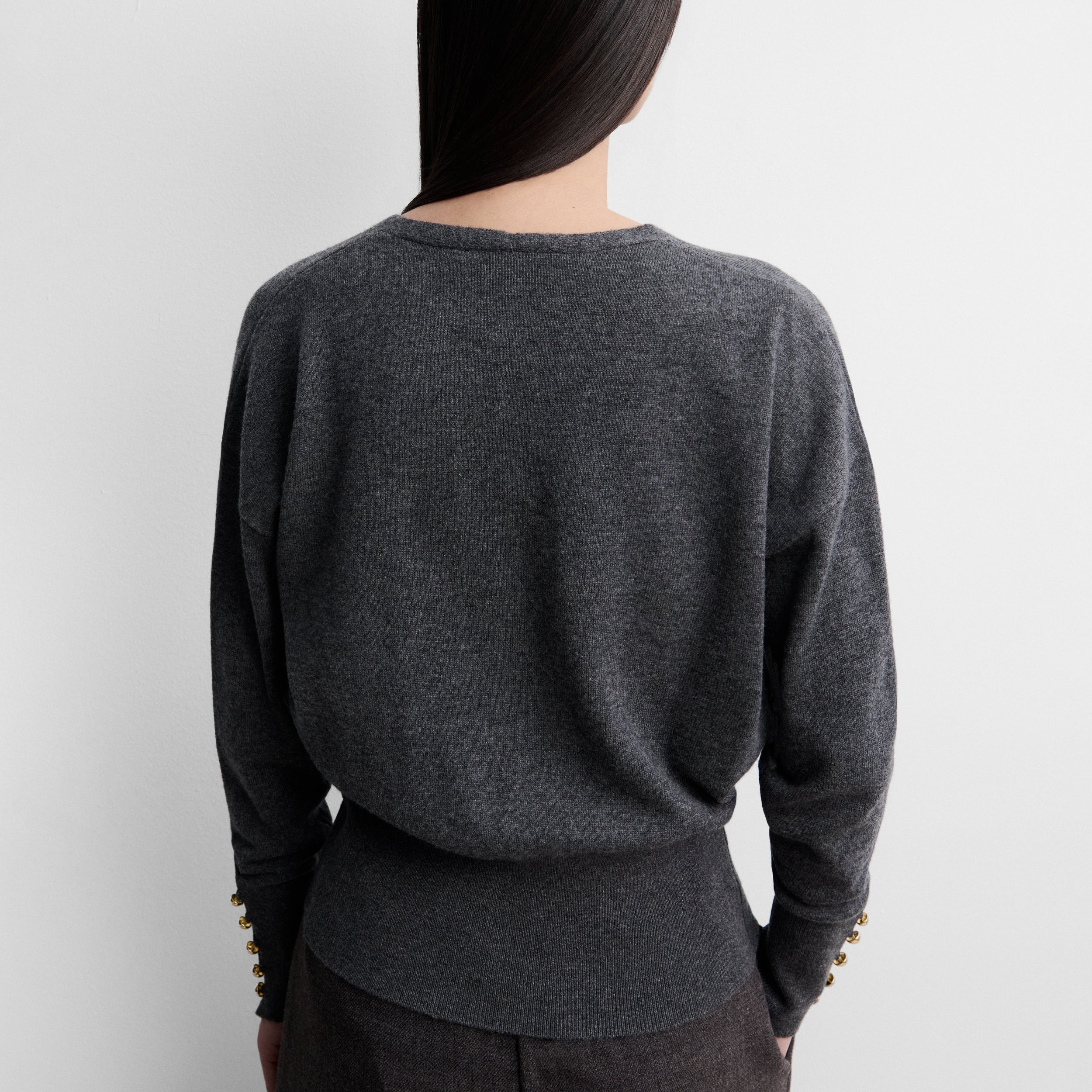Pull en maille croisée