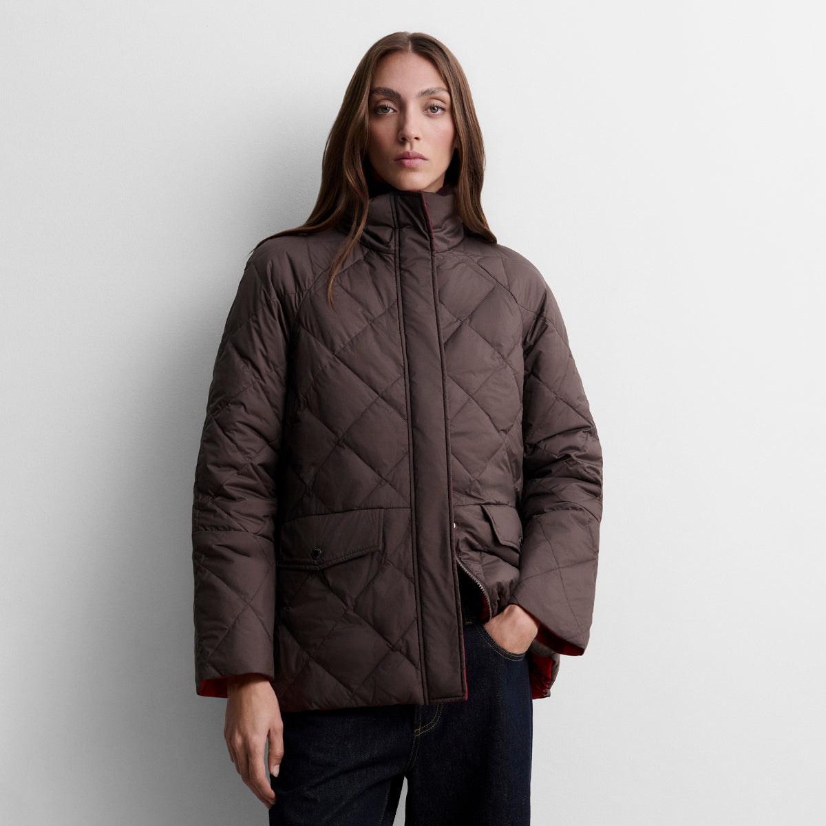 Short reversible parka