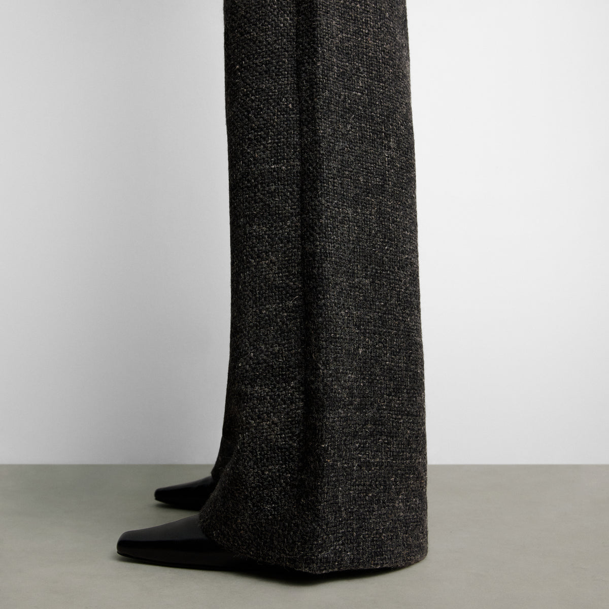 Pantalón recto tweed