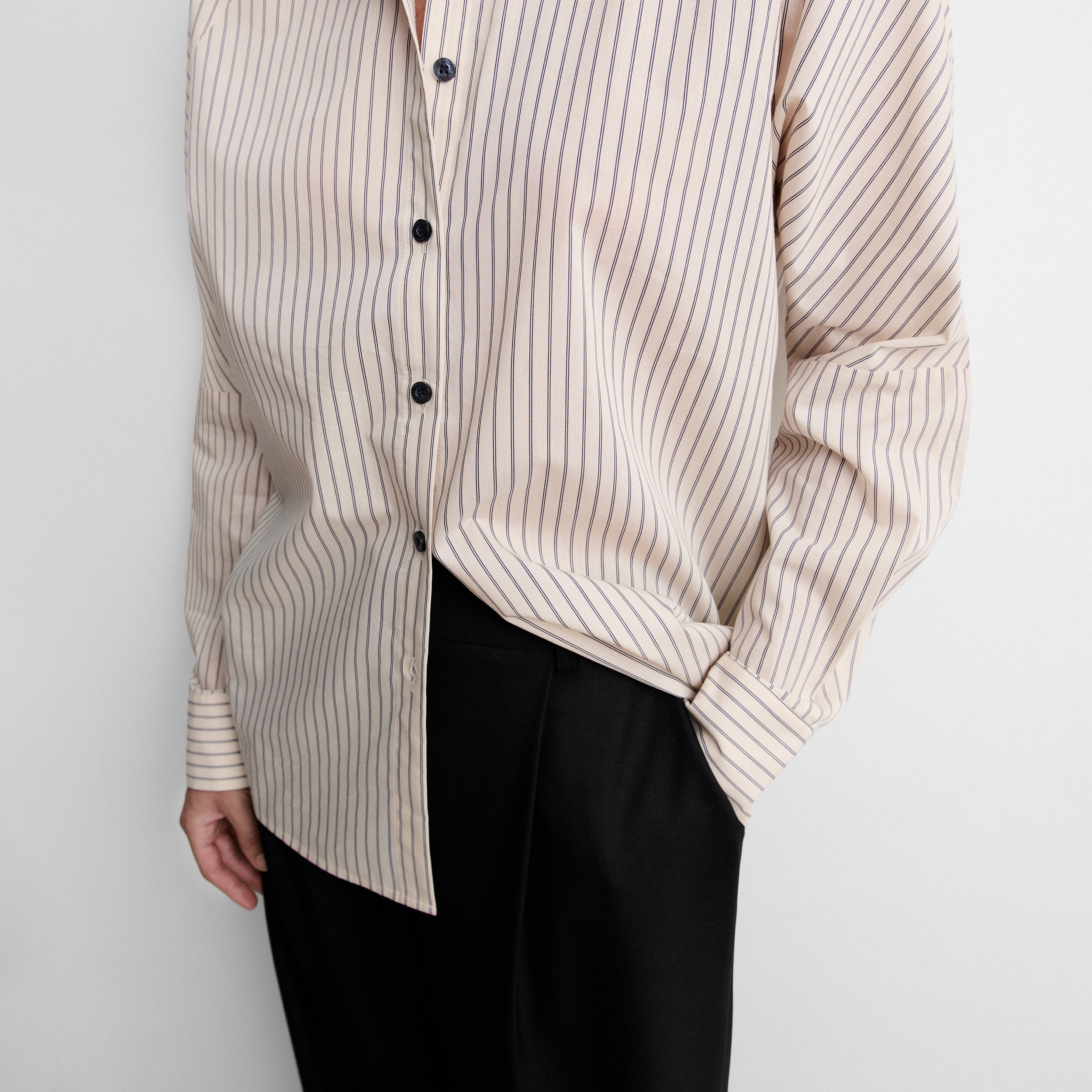 Striped print shirt