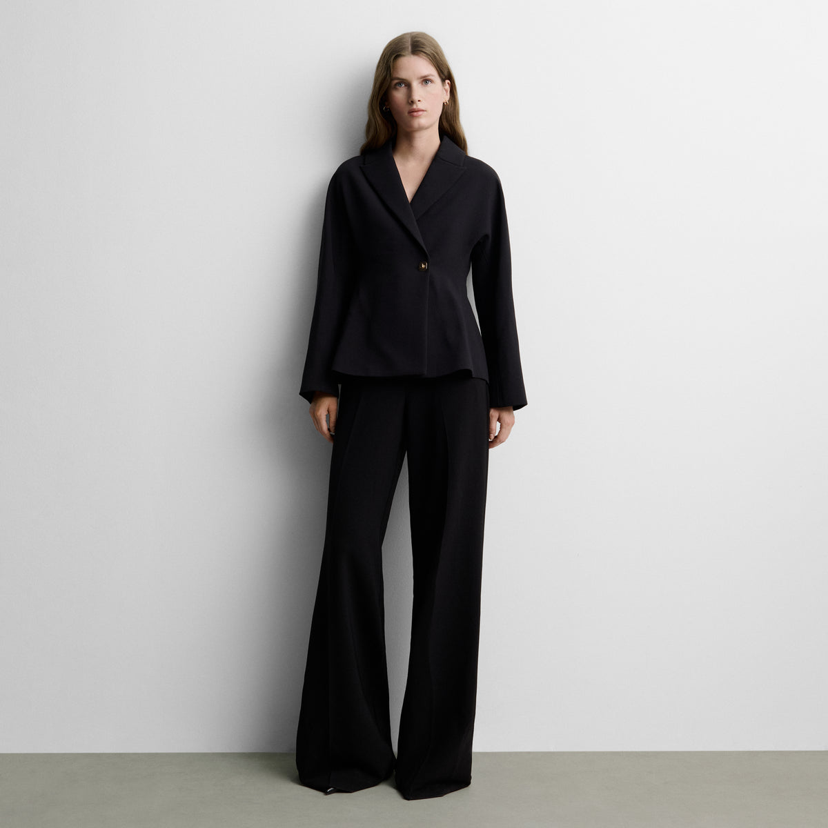 Pantalón ancho tiro alto