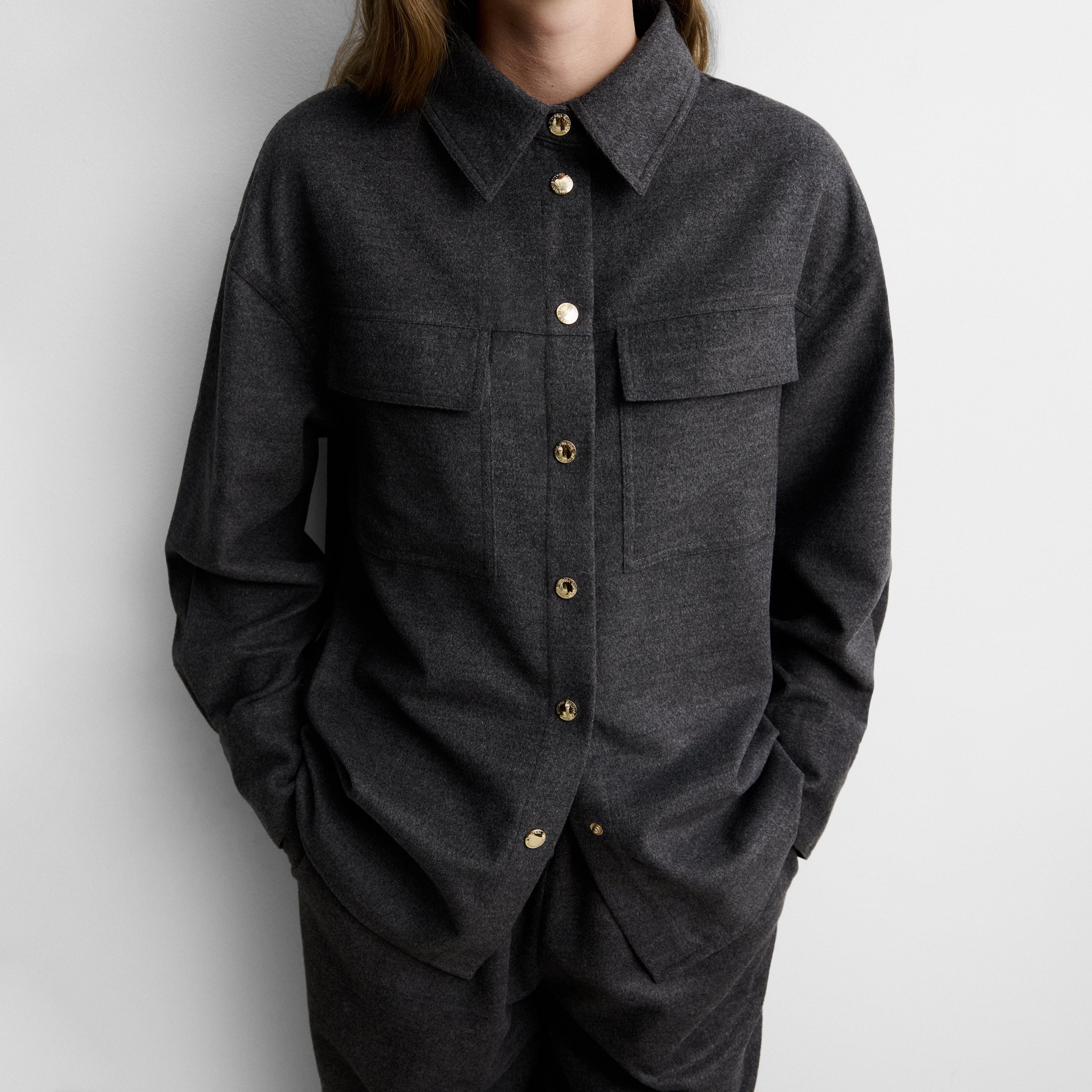Overshirt with pockets