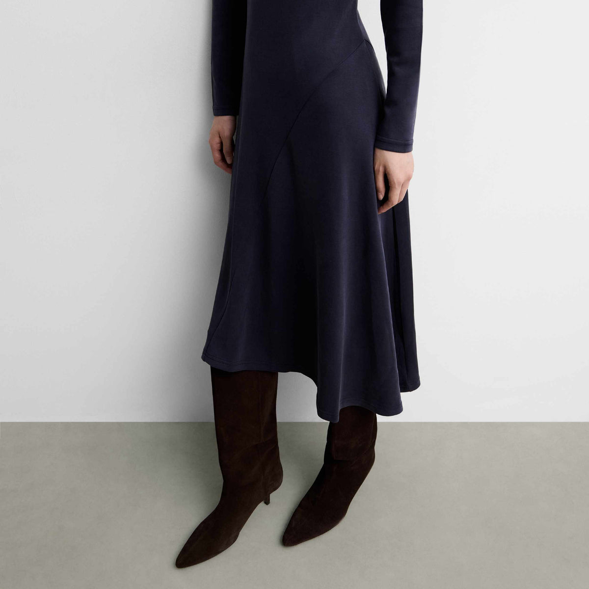 Vestido punto evasé