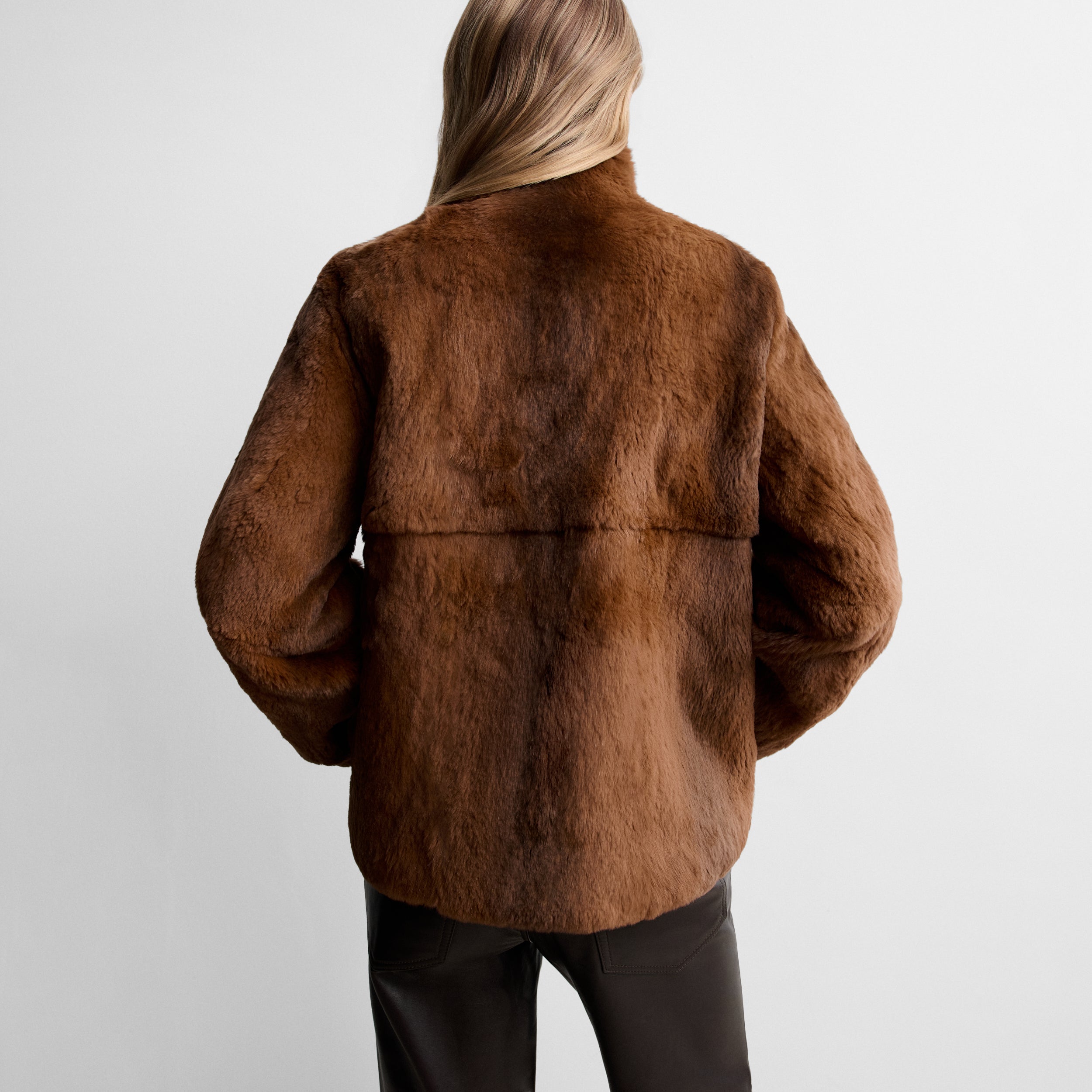 Faux-fur effect jacket