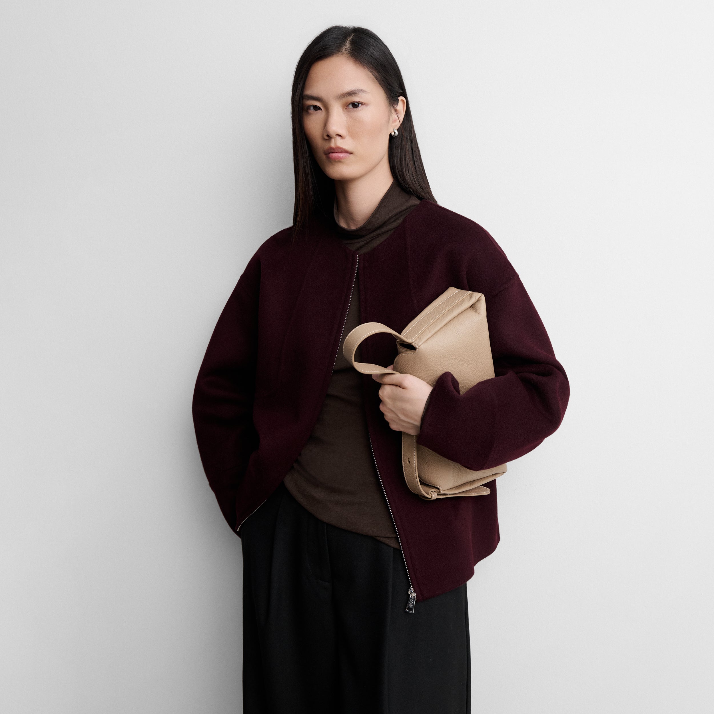 Jacket with zip