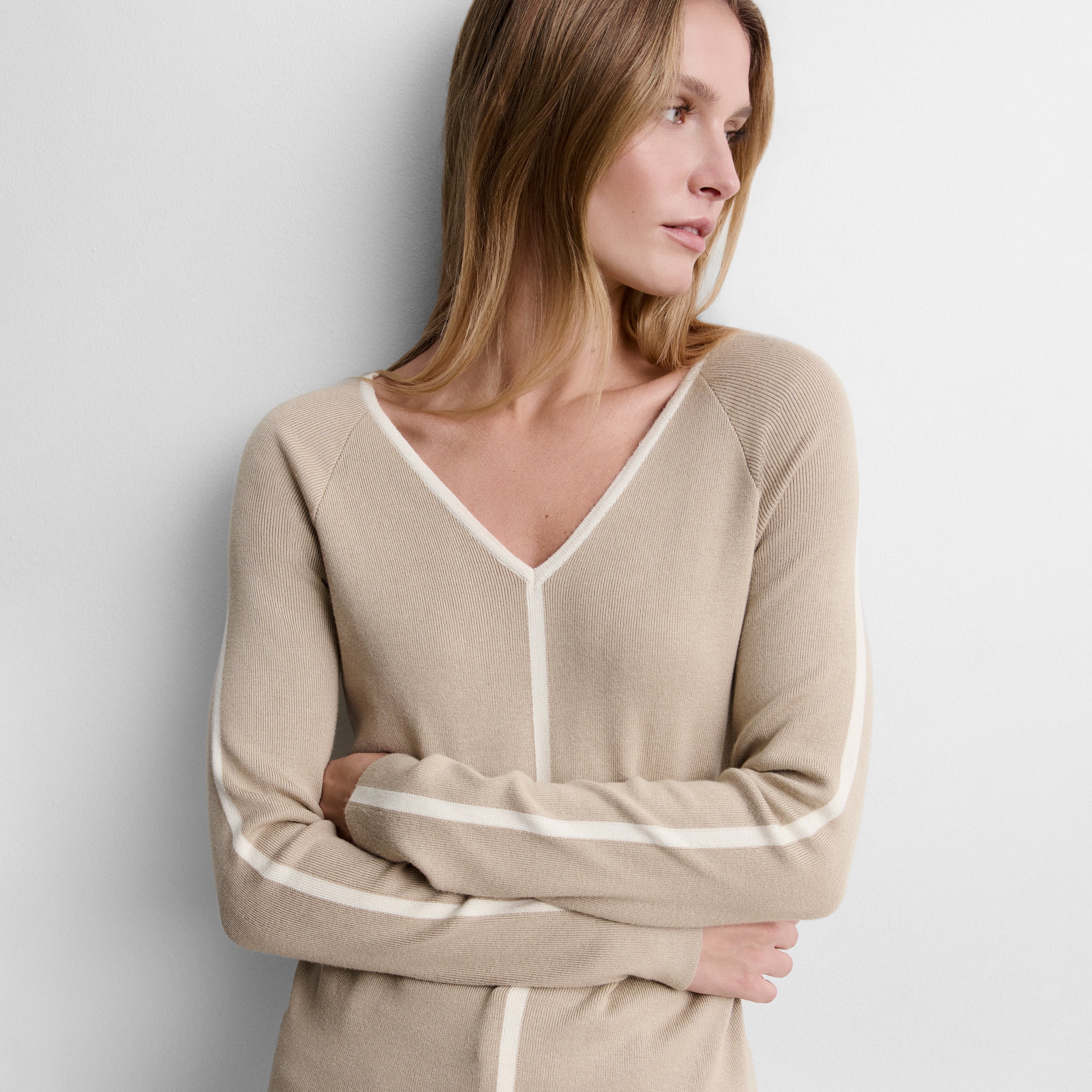 V-neck sweater