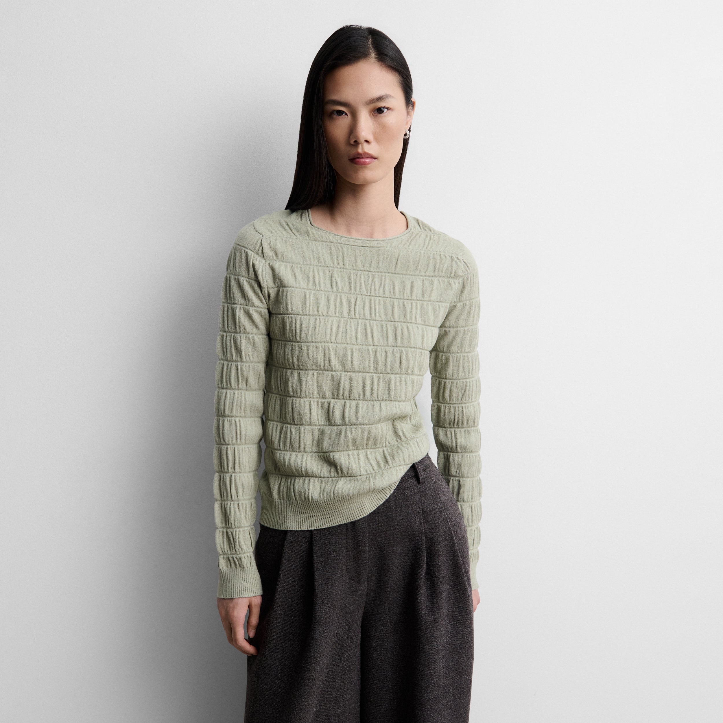 Pull en maille texturée