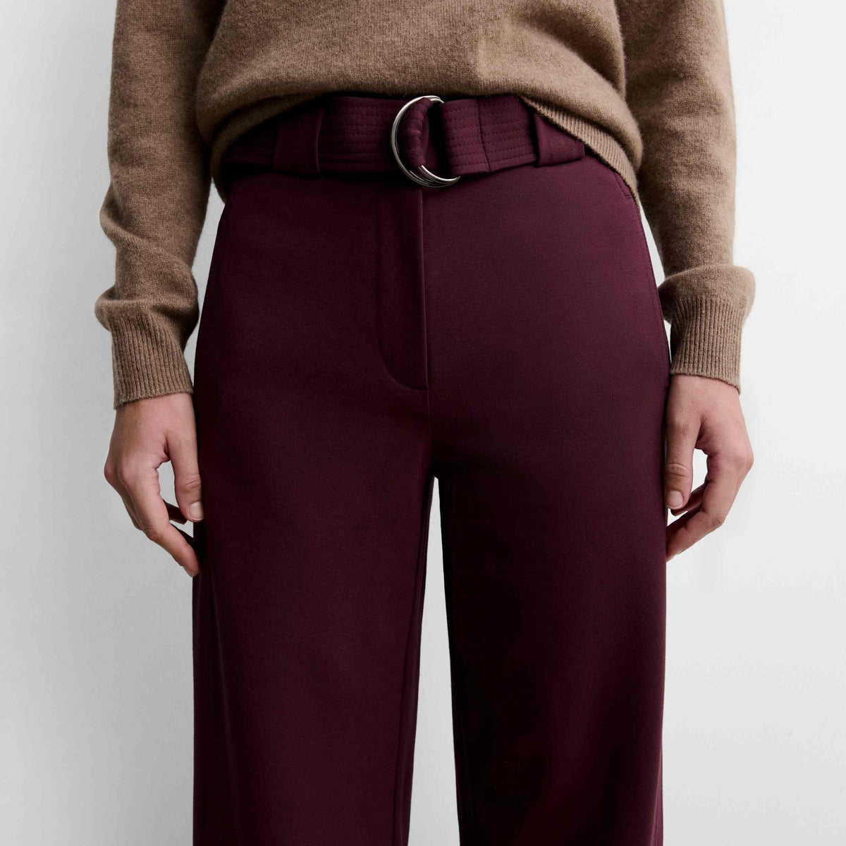 Pantalón stretch ancho