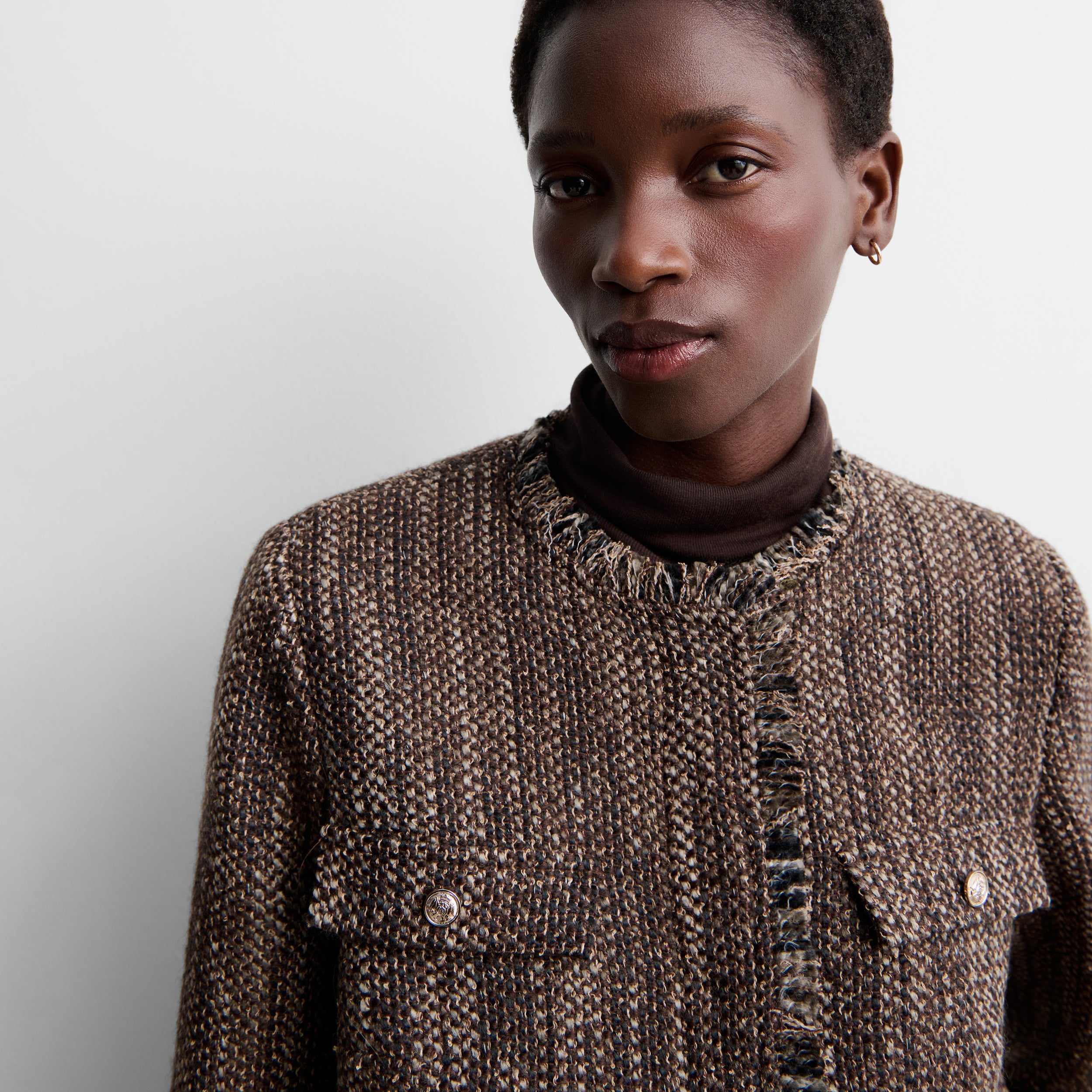 Chaqueta de tweed