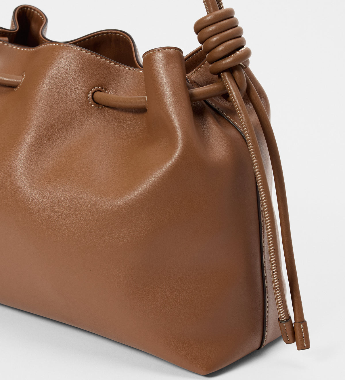 Nappa leather bonbon bag