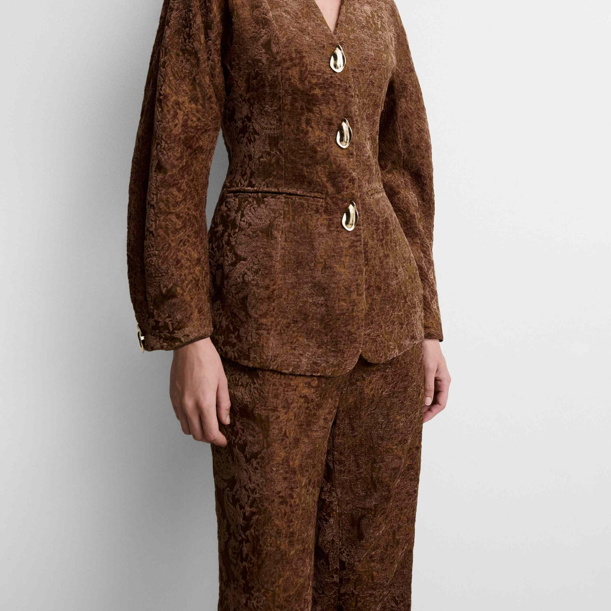 Chaqueta tejido fantasía