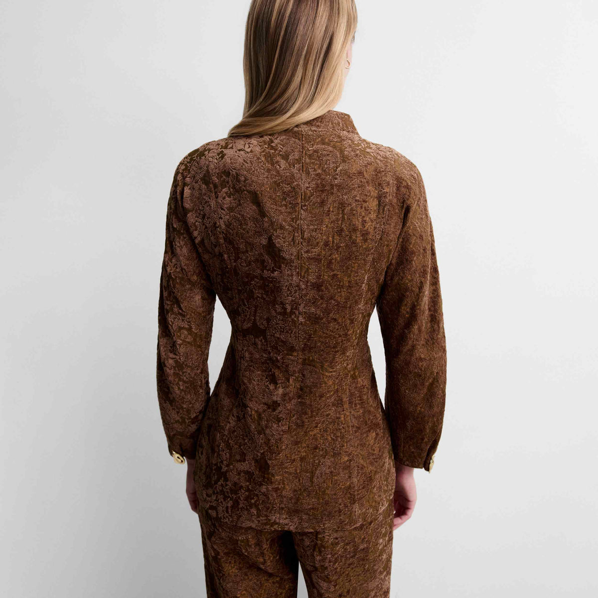 Chaqueta tejido fantasía