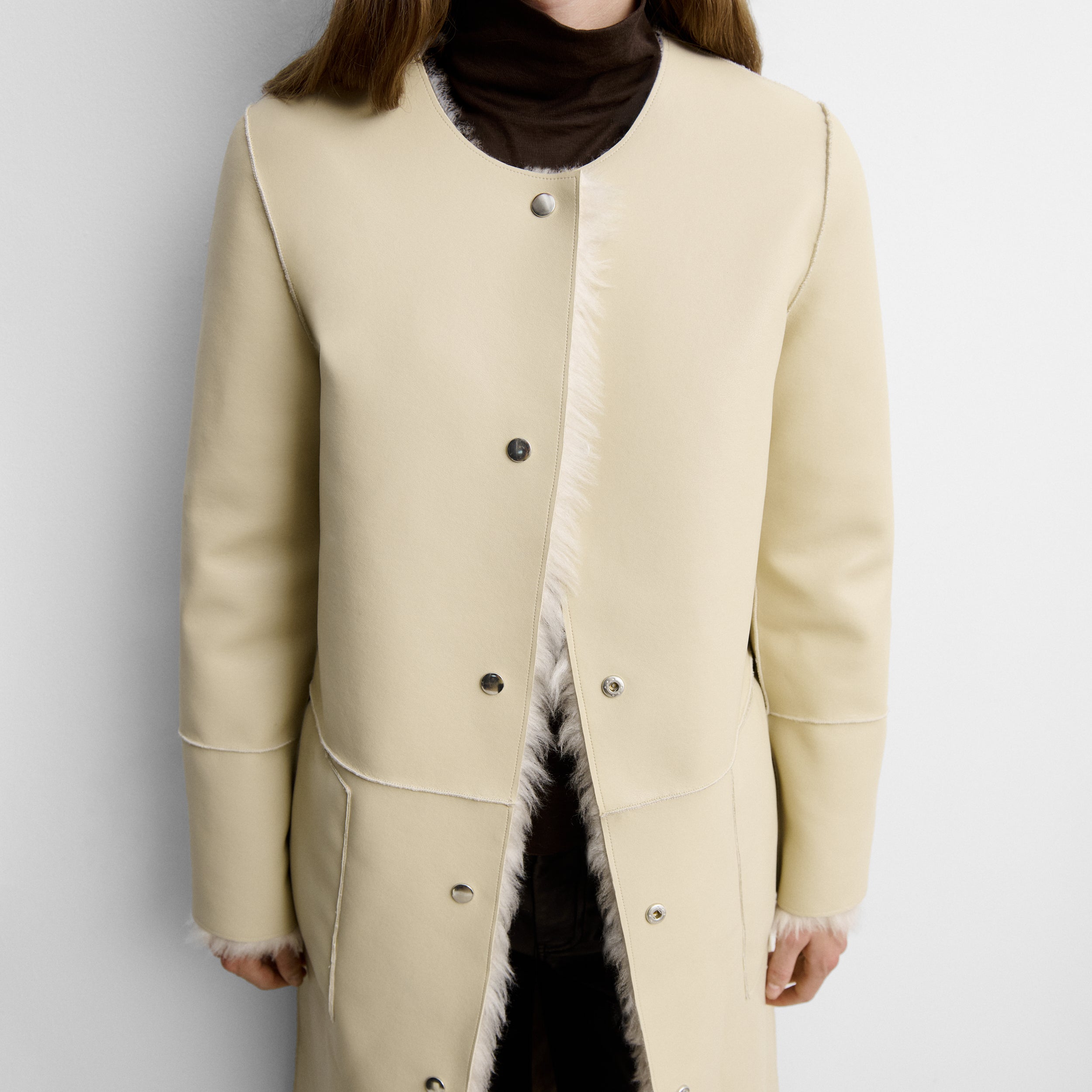 Long reversible coat