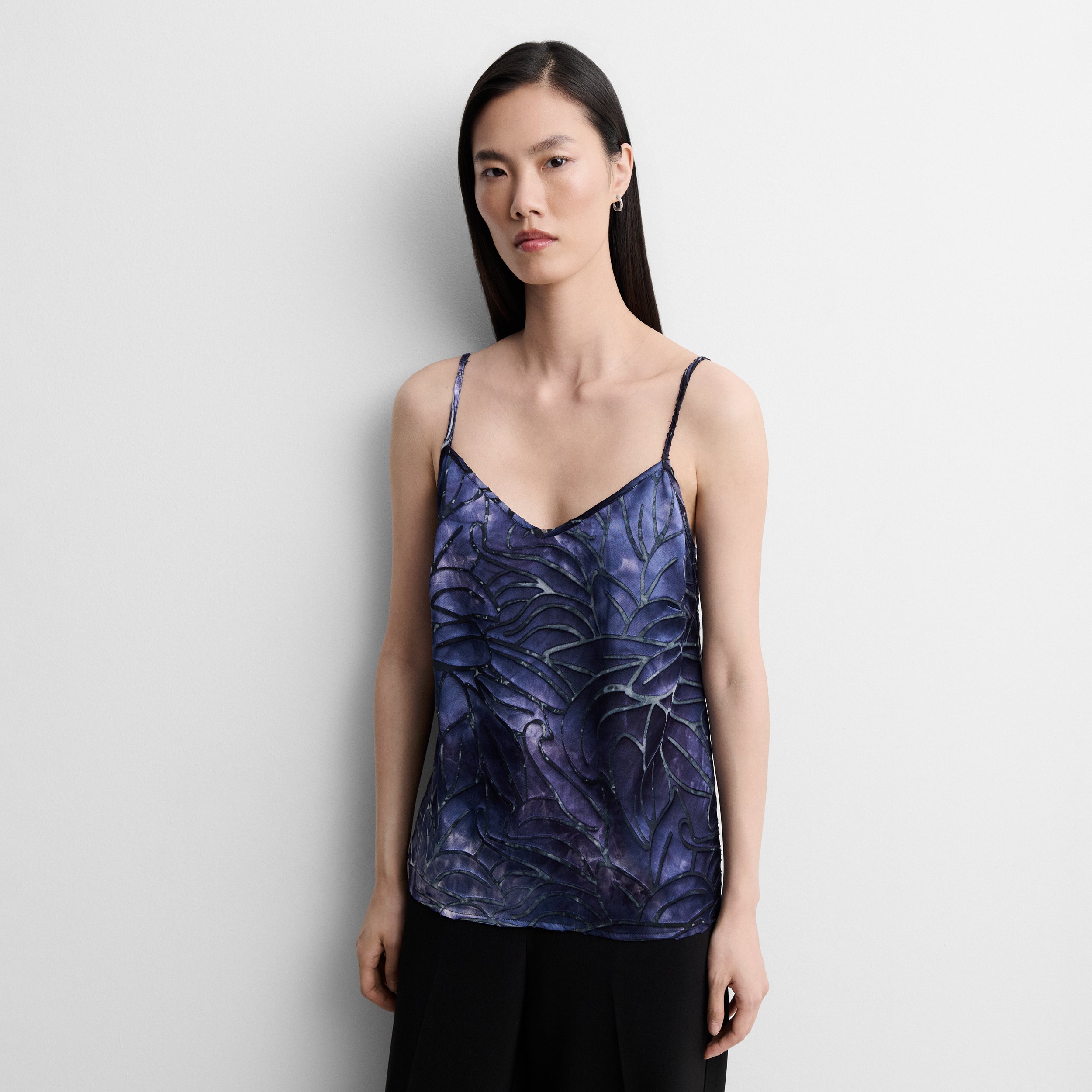 Fancy-fabric top