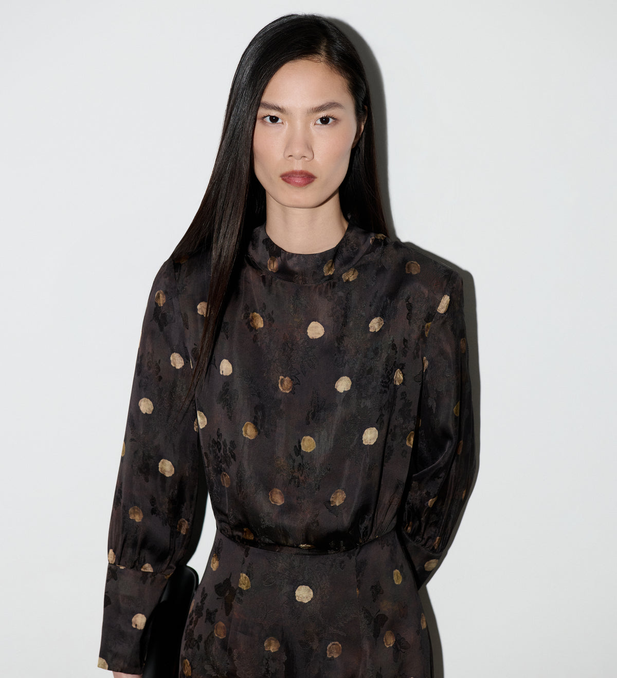 Vestido midi estampado