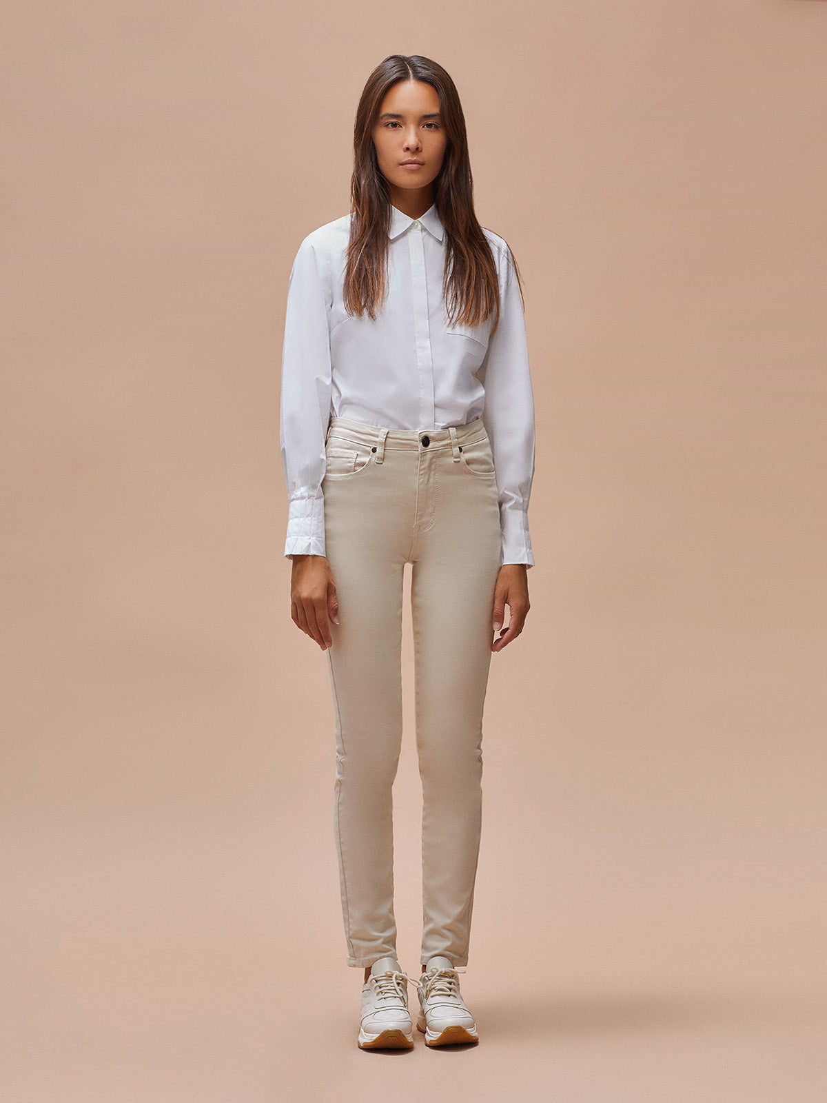 Cotton skinny pants