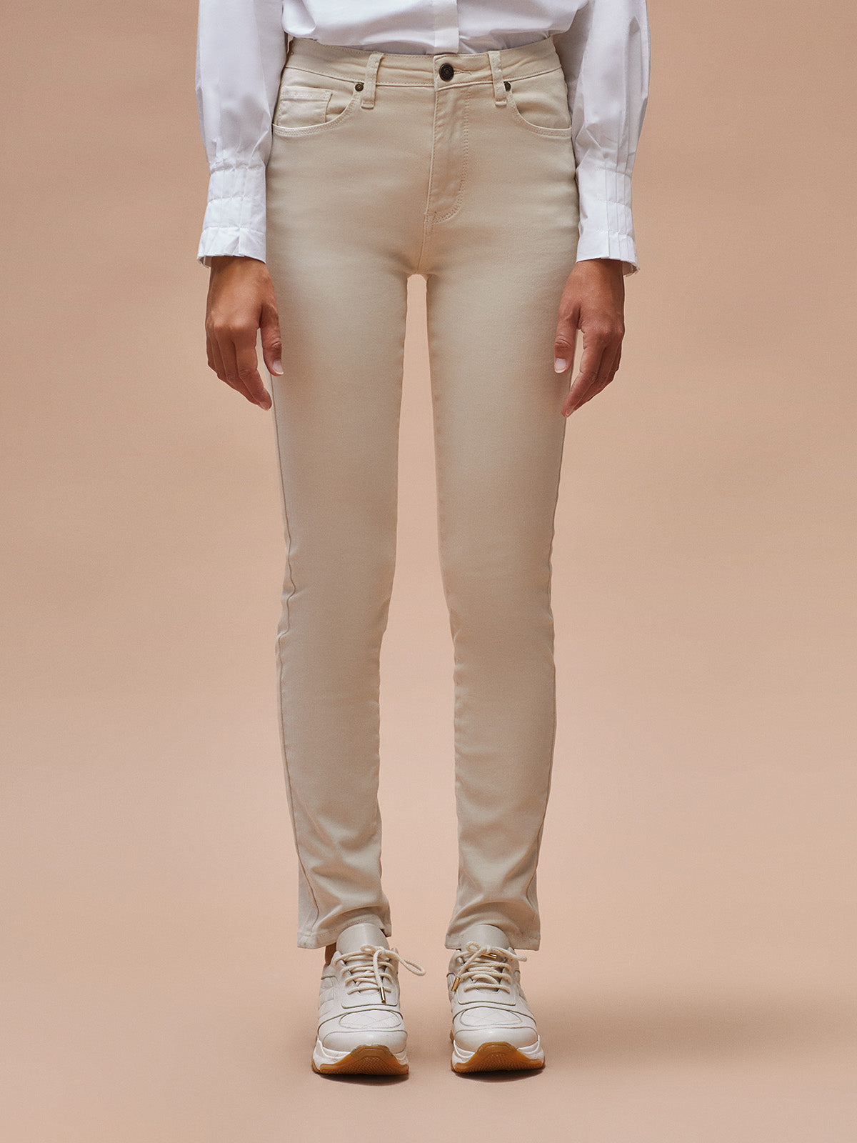 Cotton skinny pants