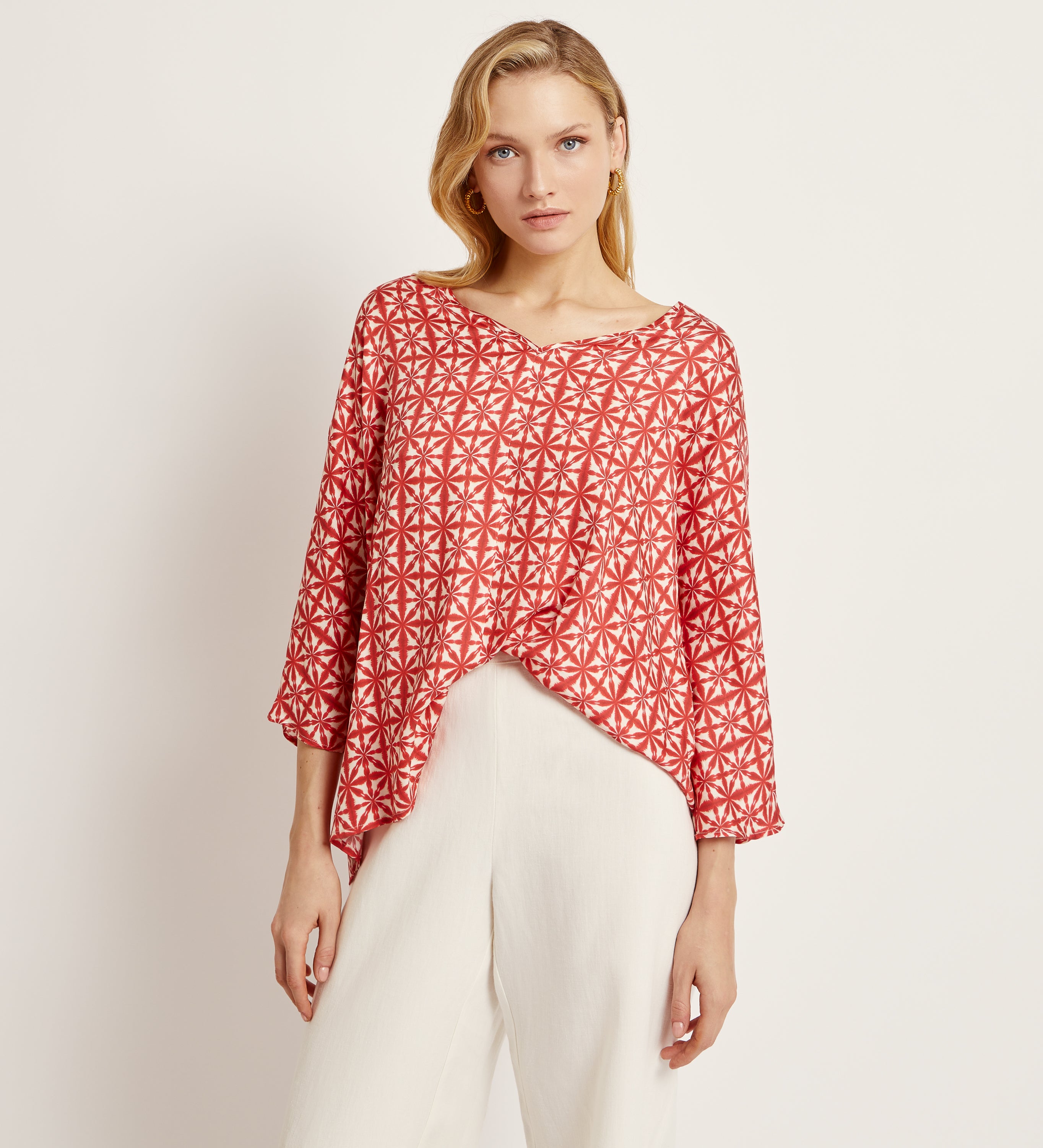 printed blouse