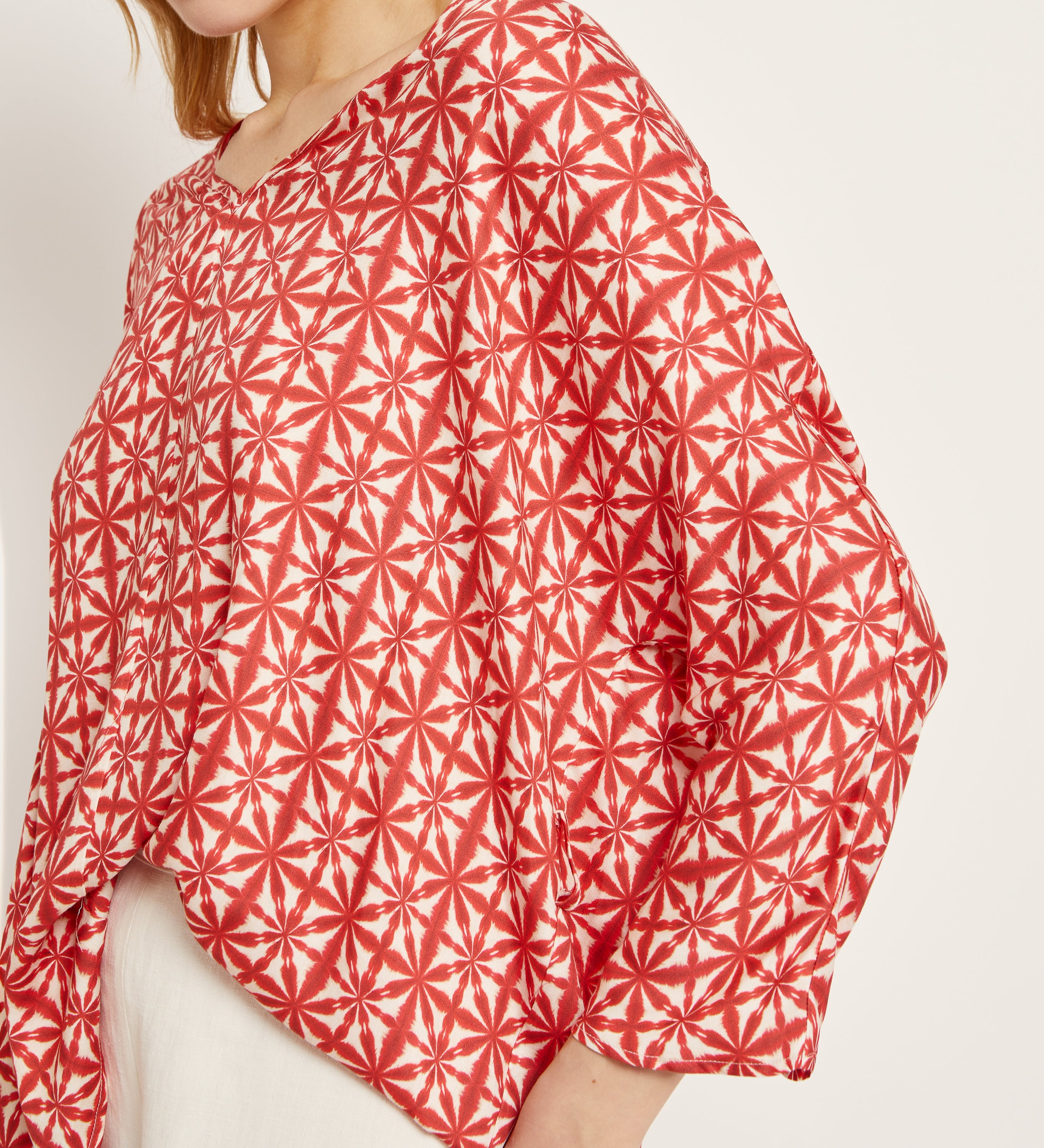 printed blouse