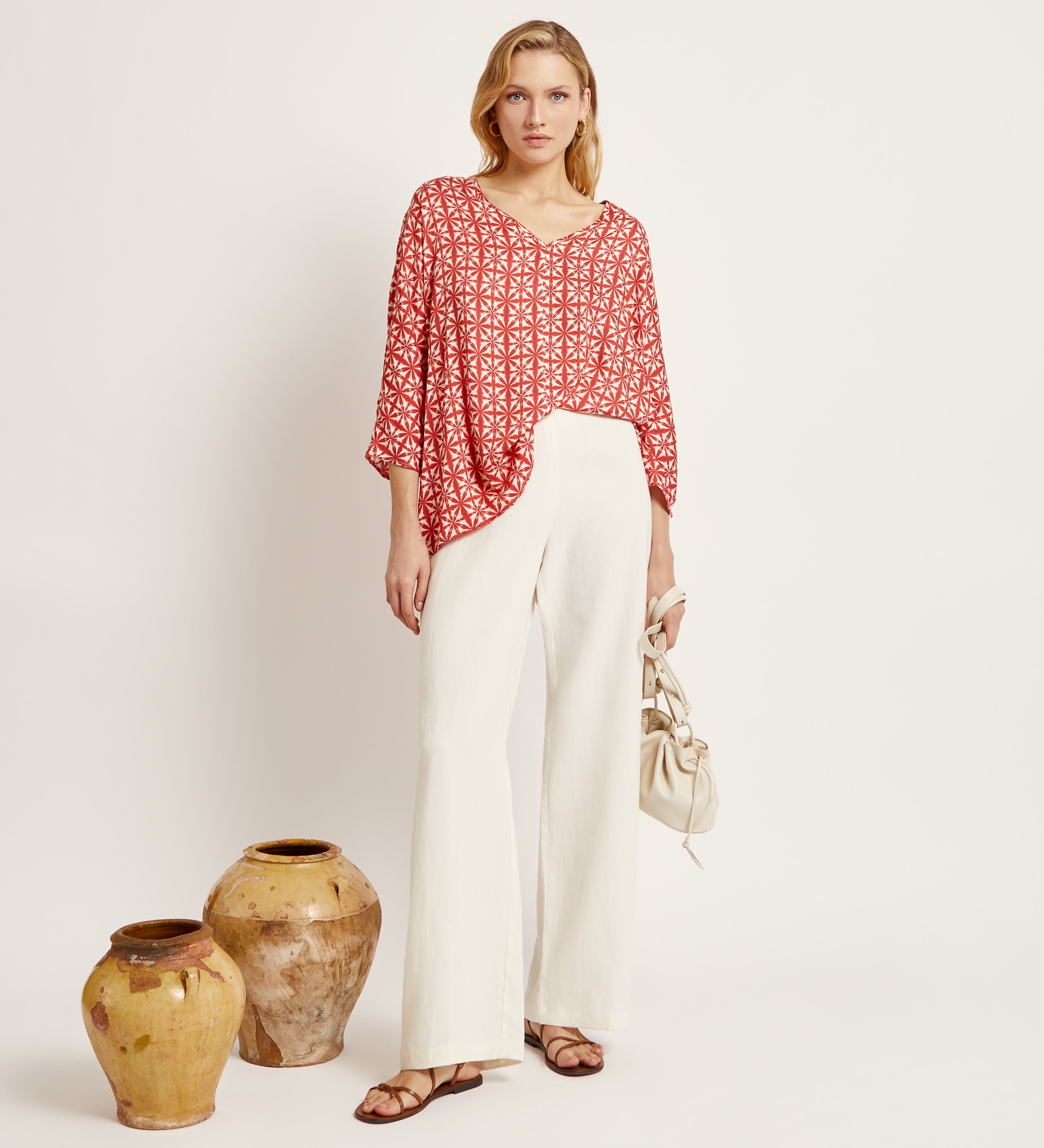 printed blouse