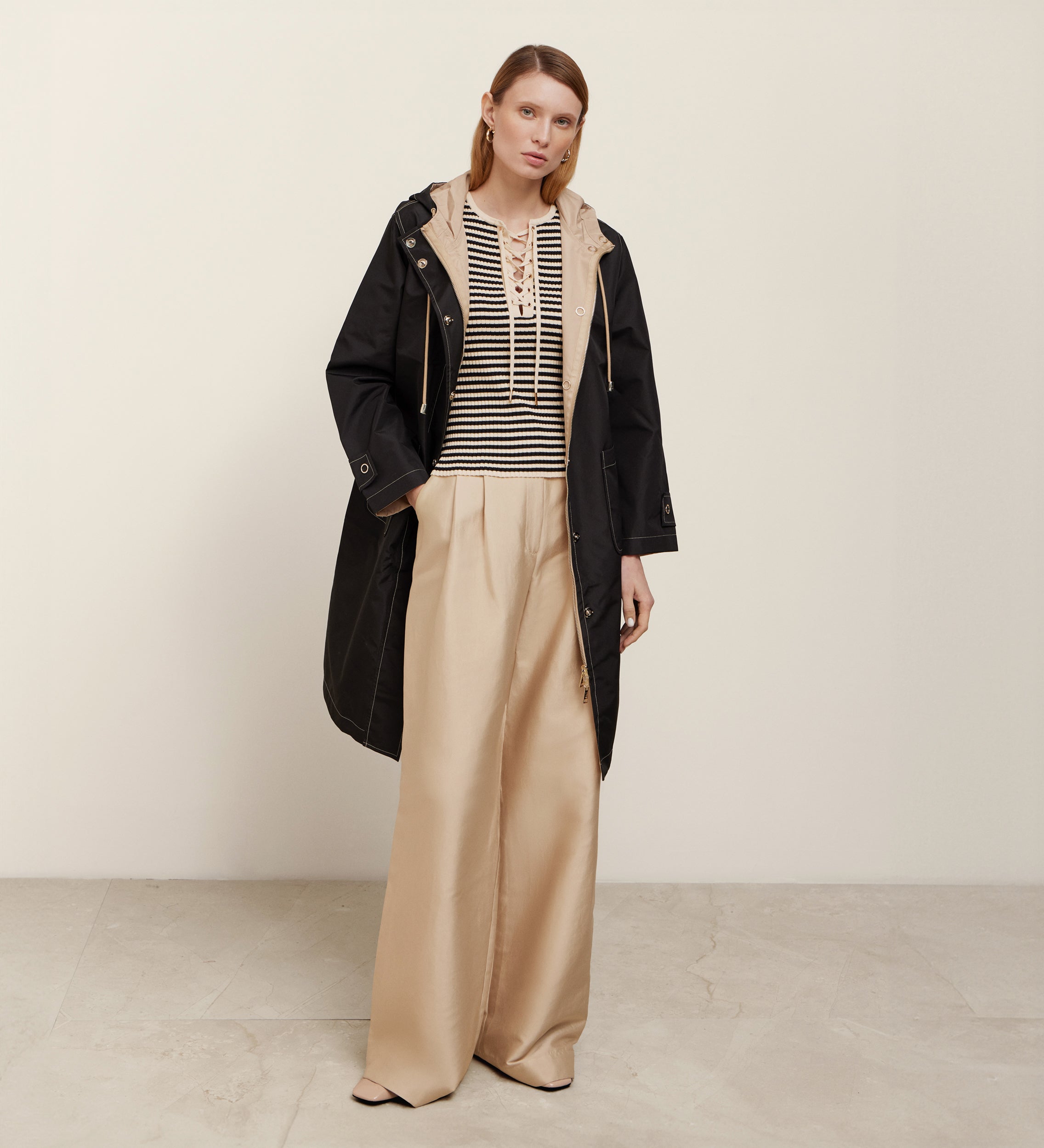 Parka 3/4 réversible