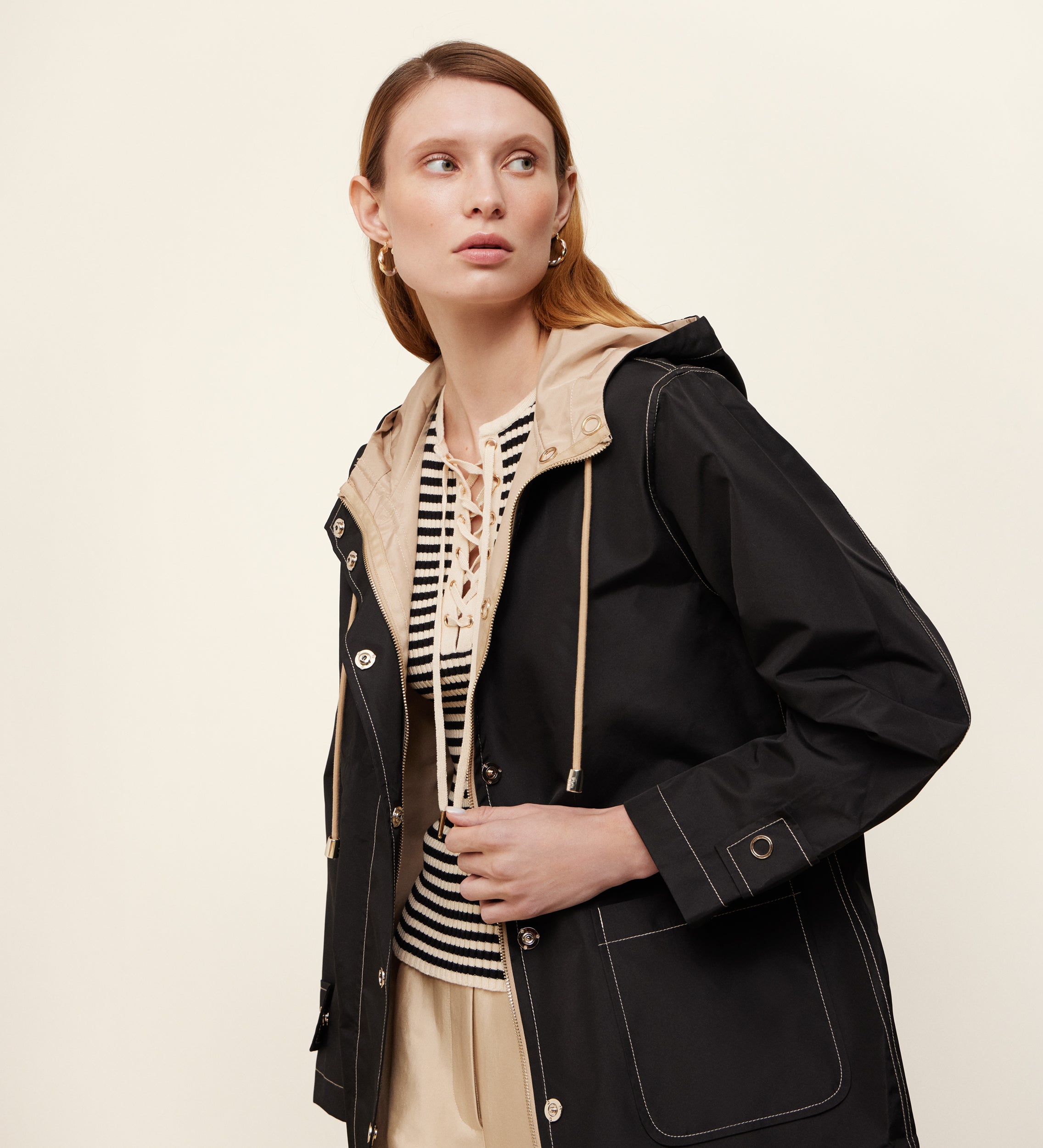 Parka 3/4 réversible