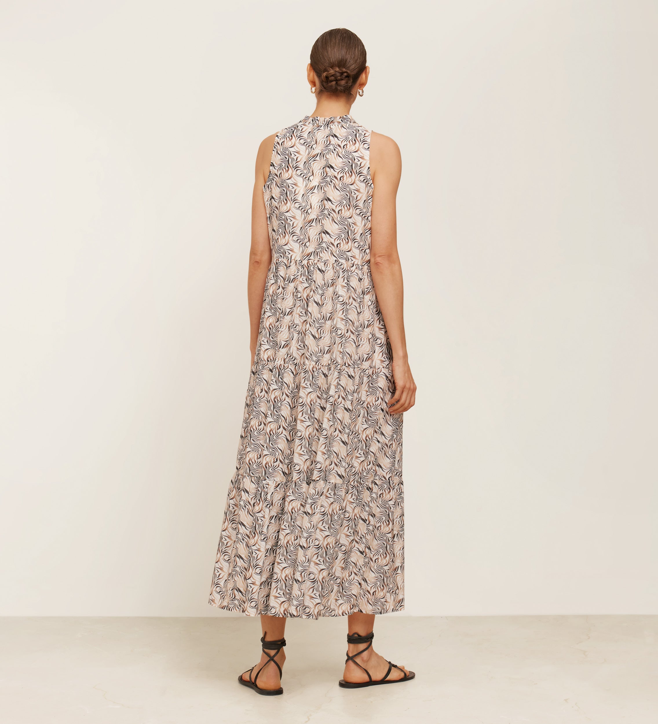 Printed flats dress