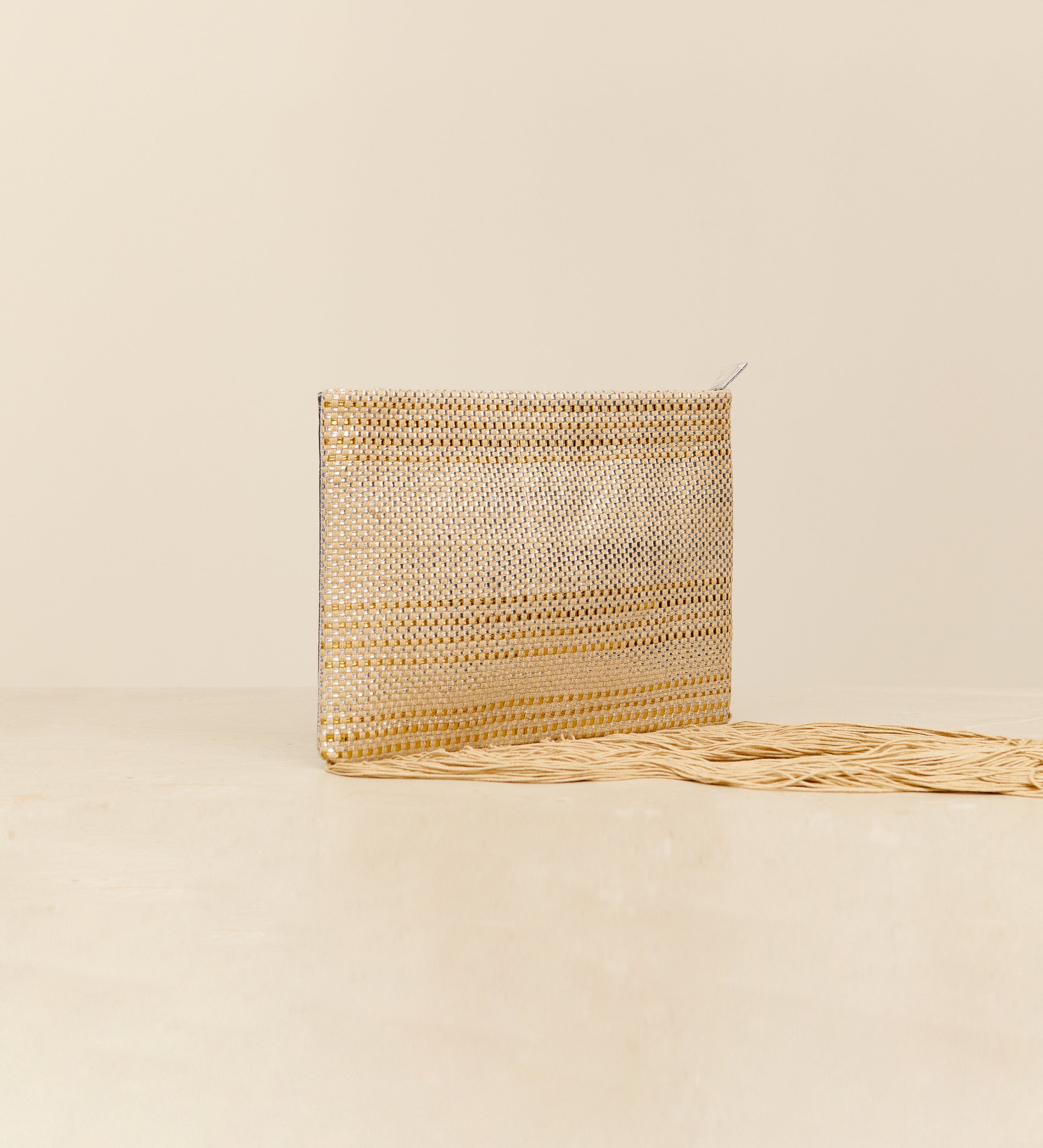 Sac en cuir métallisé