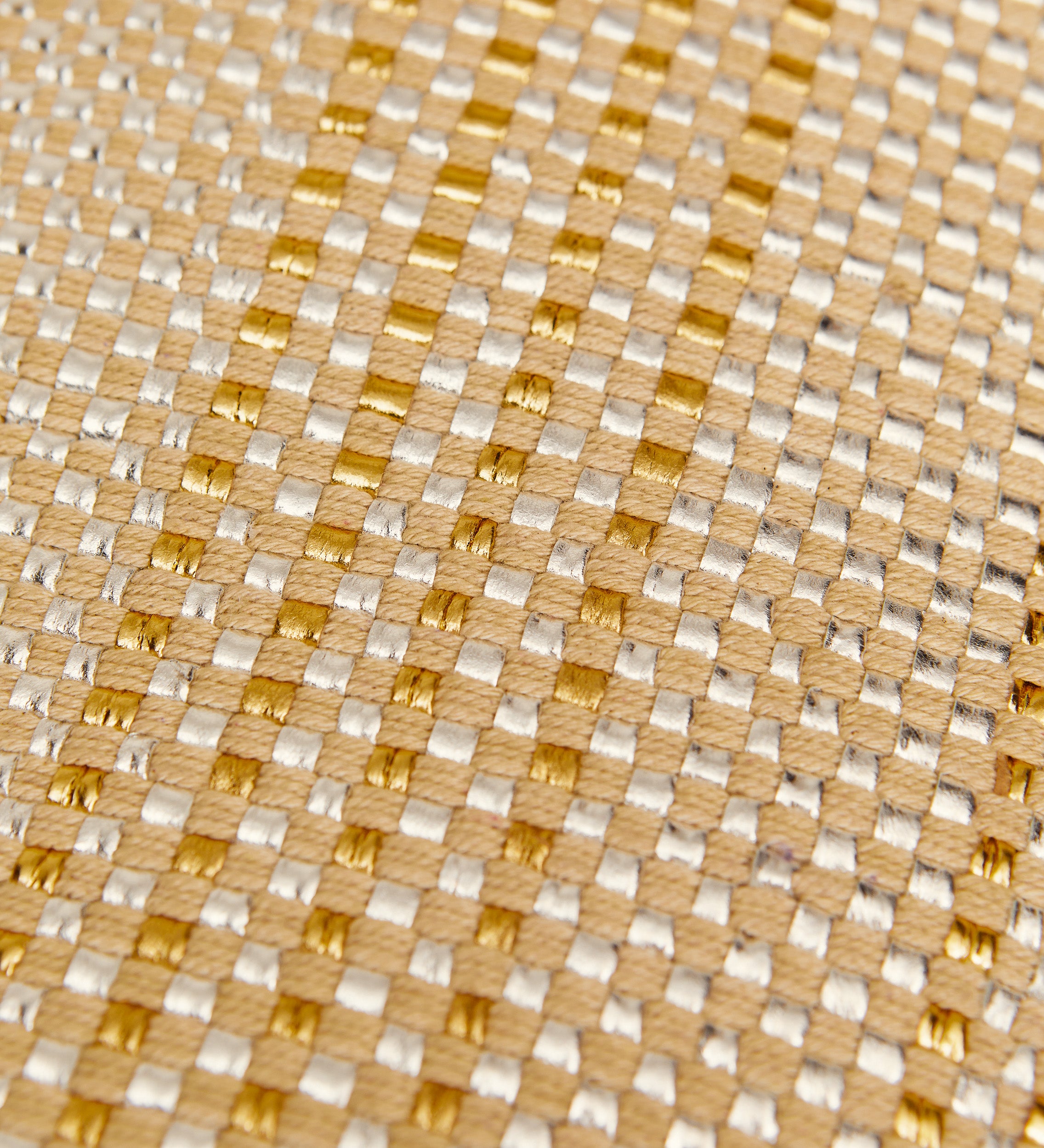Sac en cuir métallisé