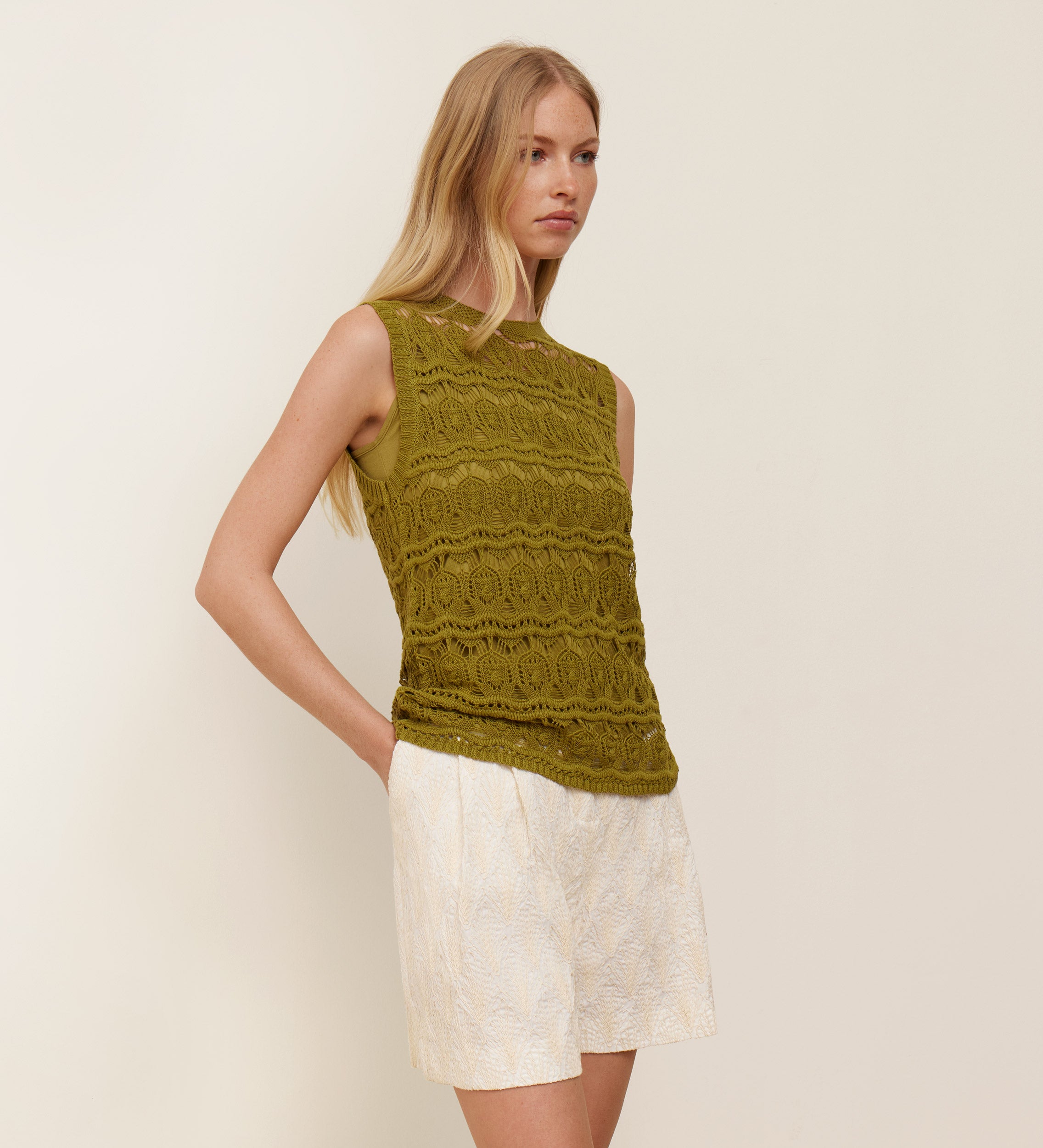 Top tricot calados