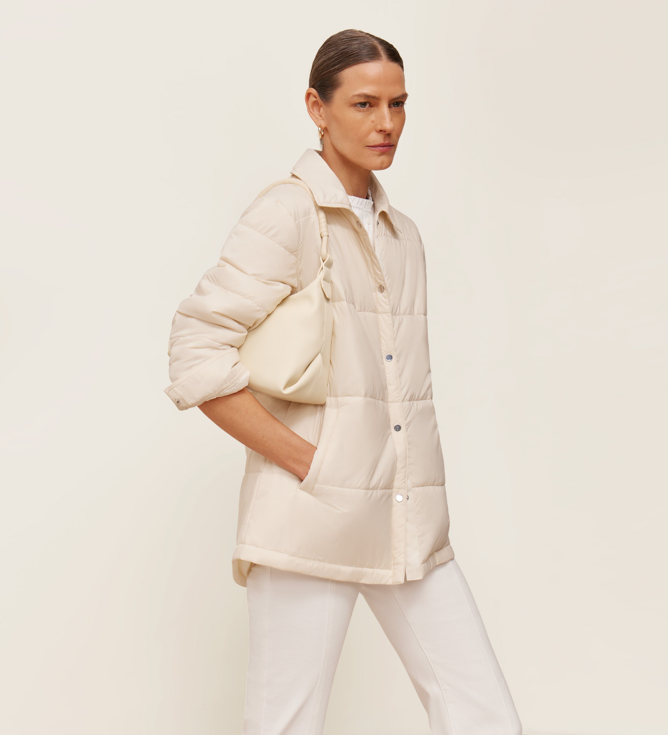 Reversible short parka