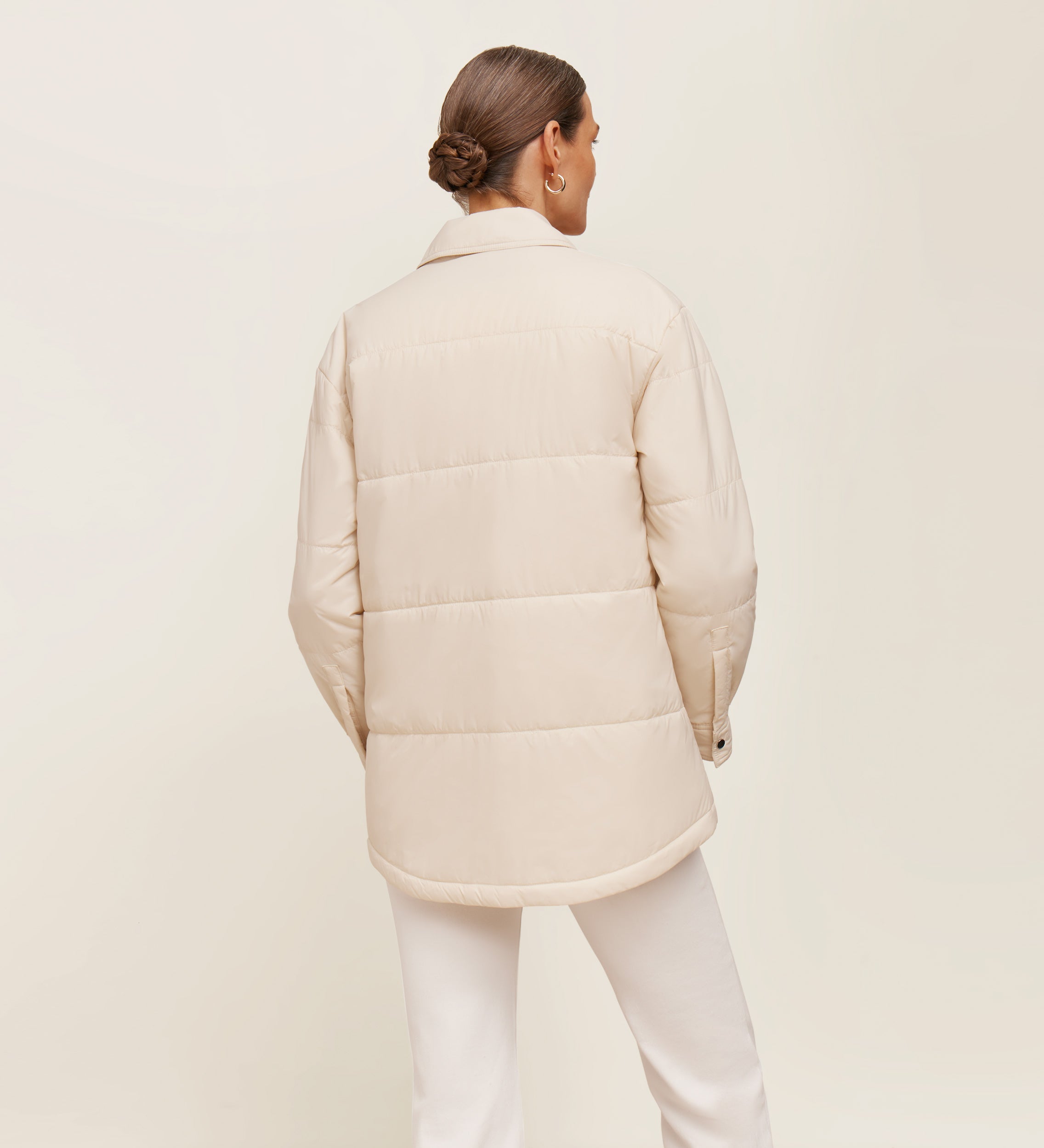 Reversible short parka