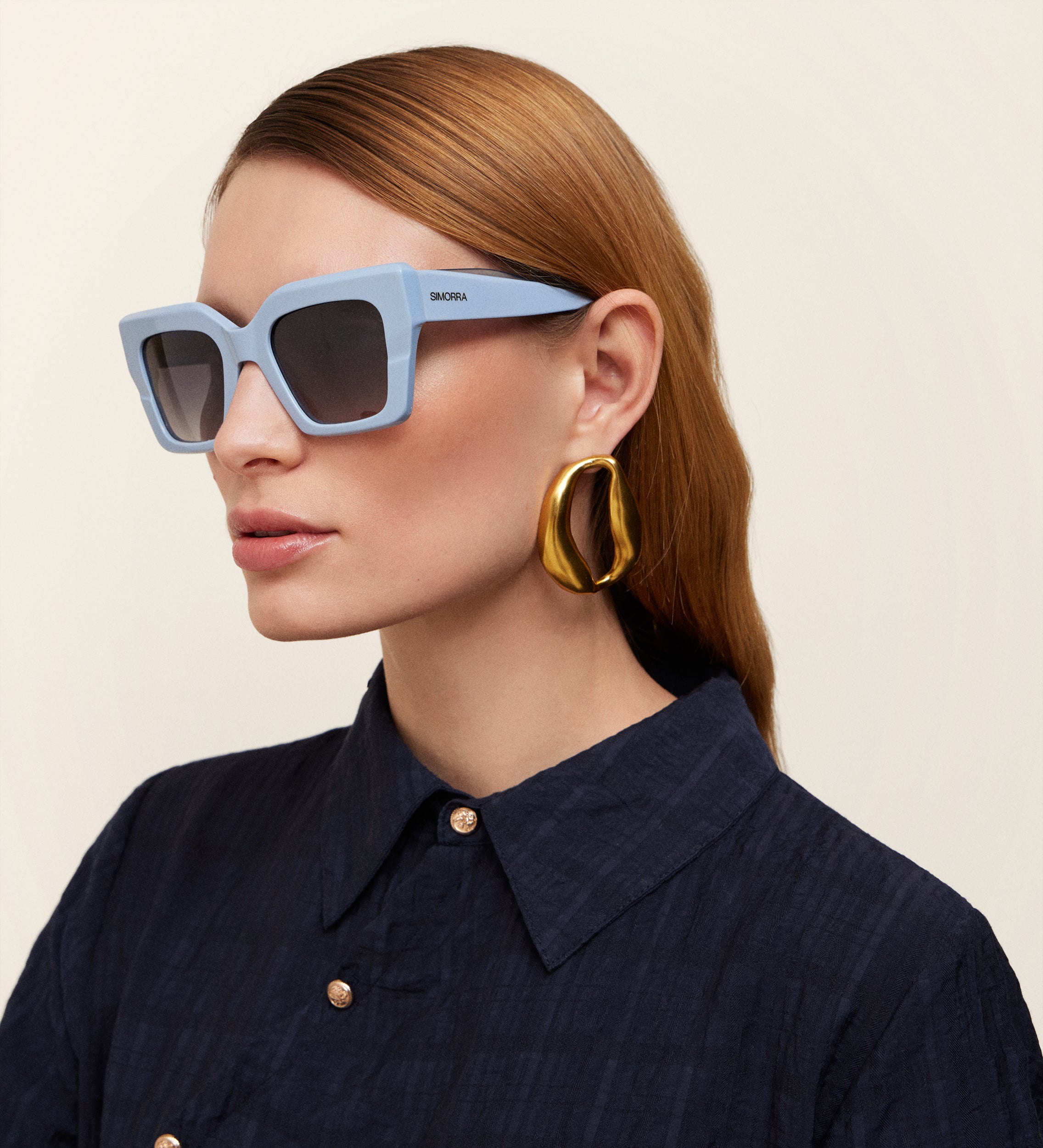 Gafas sol cat eye oversize